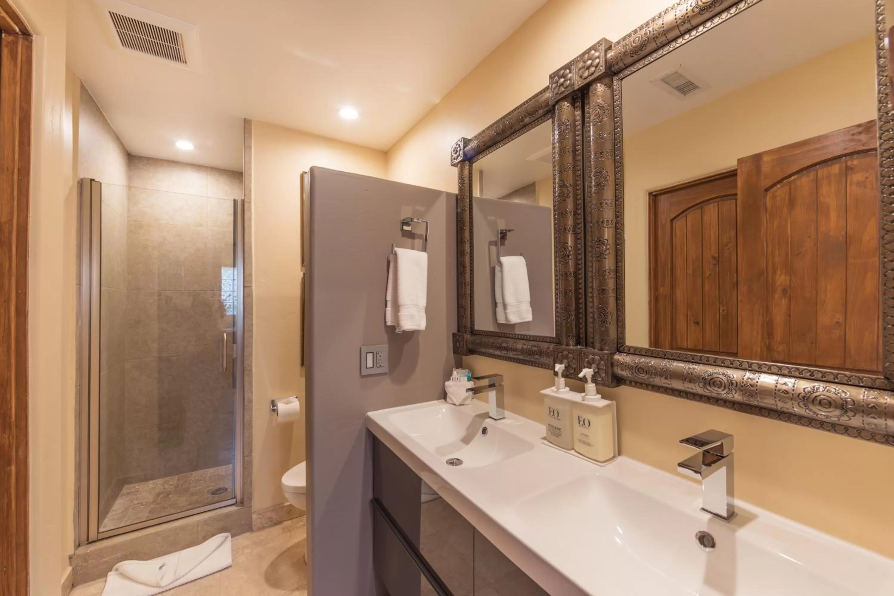 Shower in A Sunset Chateau