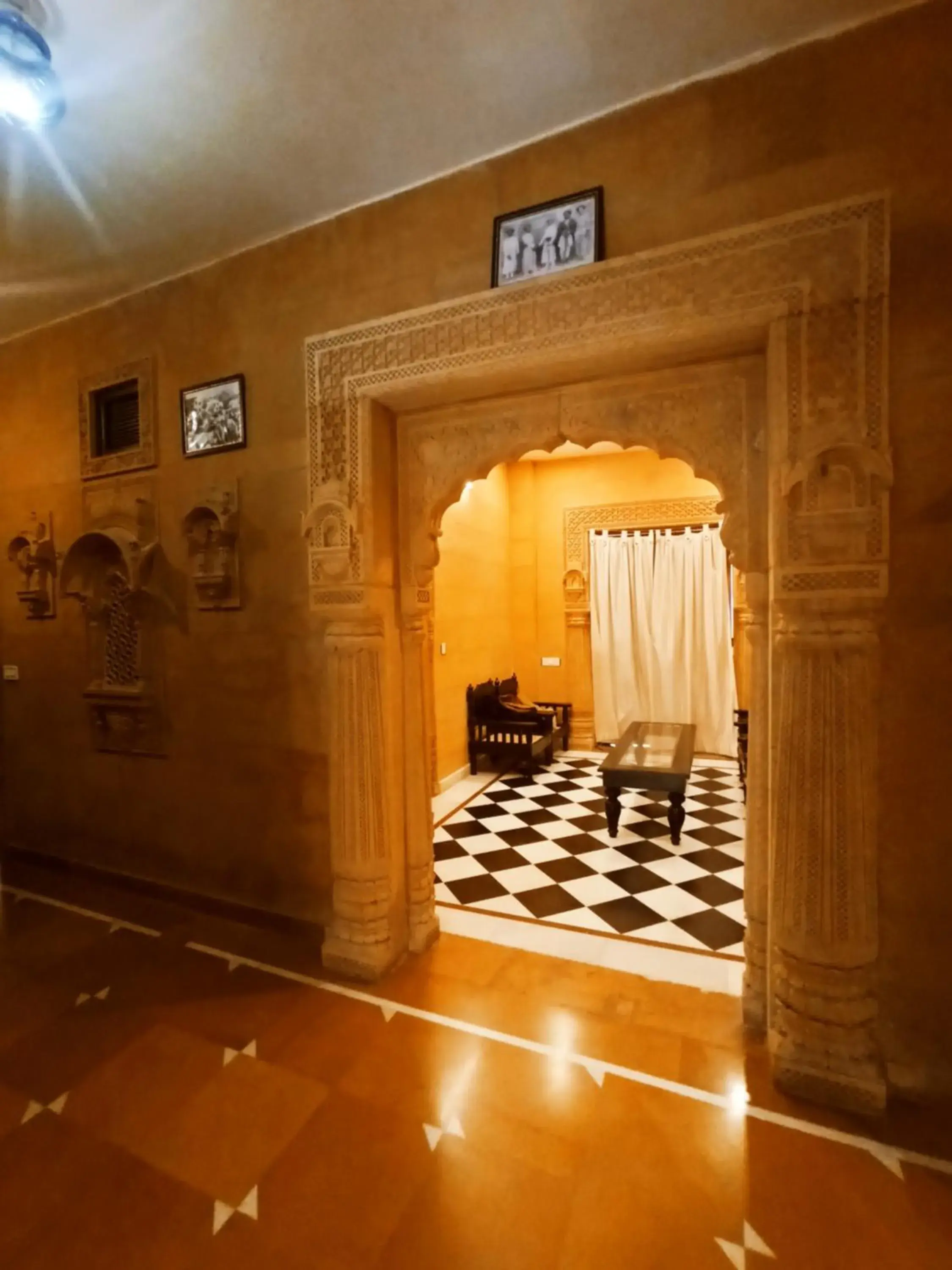 Lobby or reception in Hotel Royal Haveli