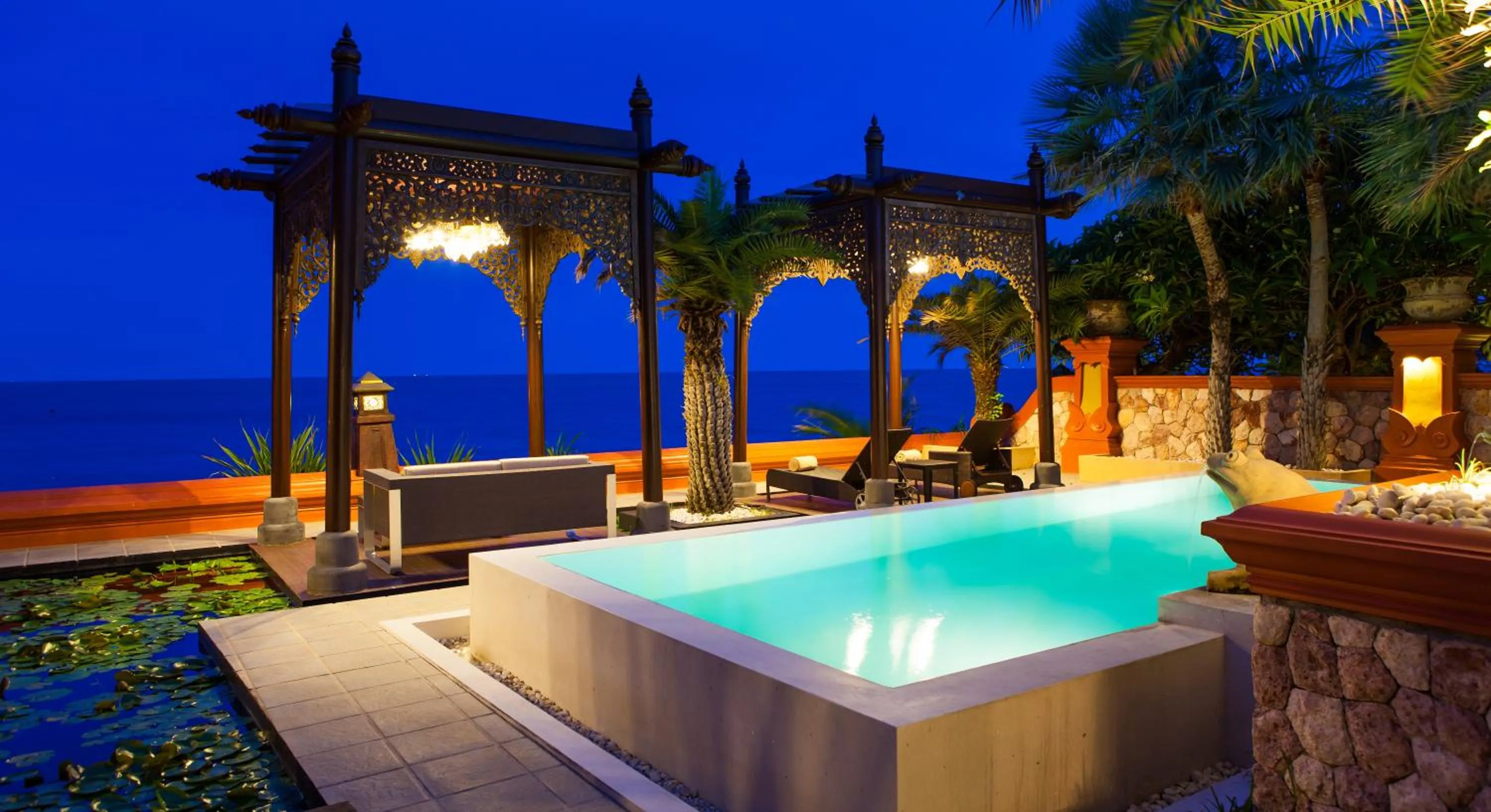 Patio in Ammatara Pura Pool Villa