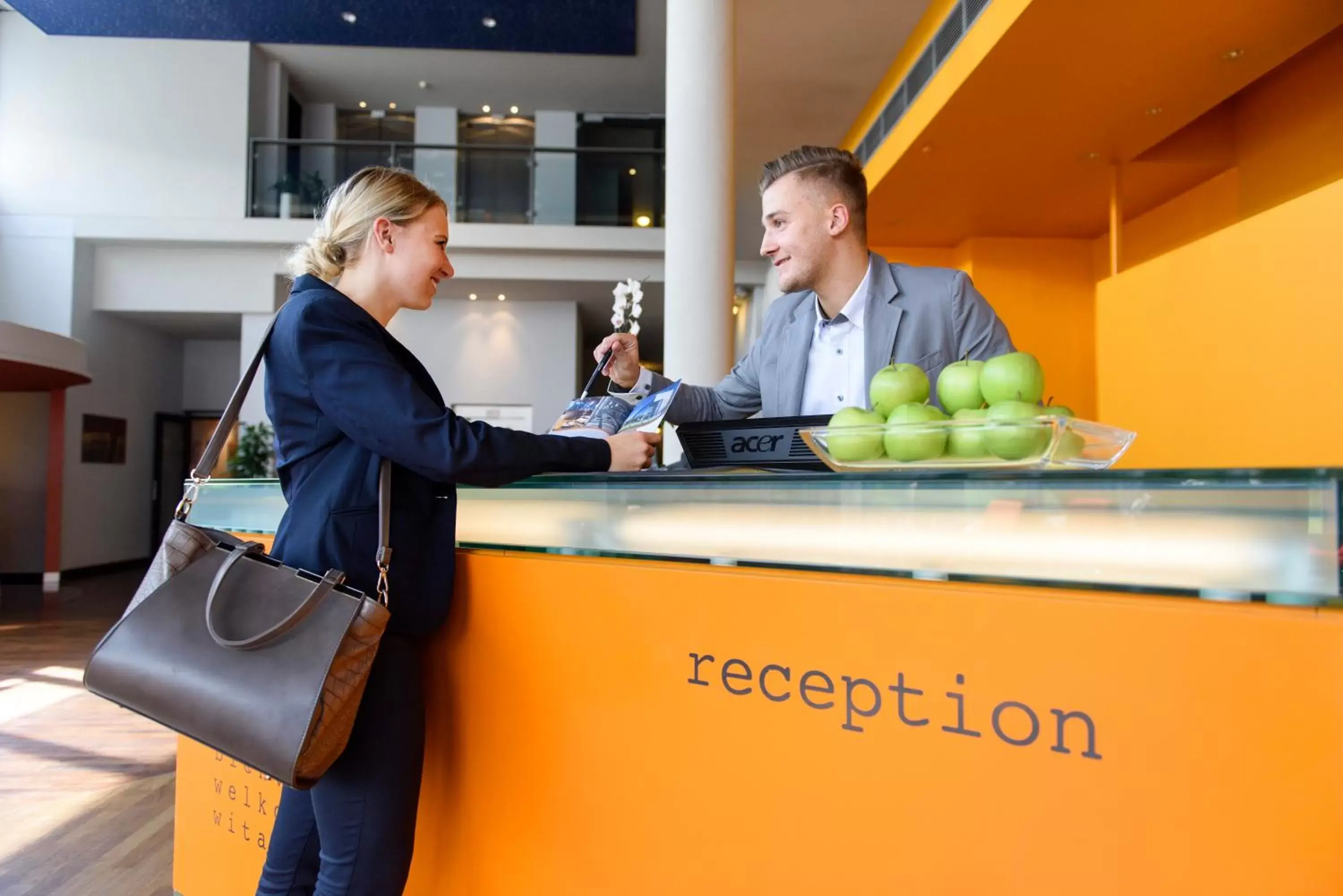 Lobby or reception in Atlantic Hotel Universum