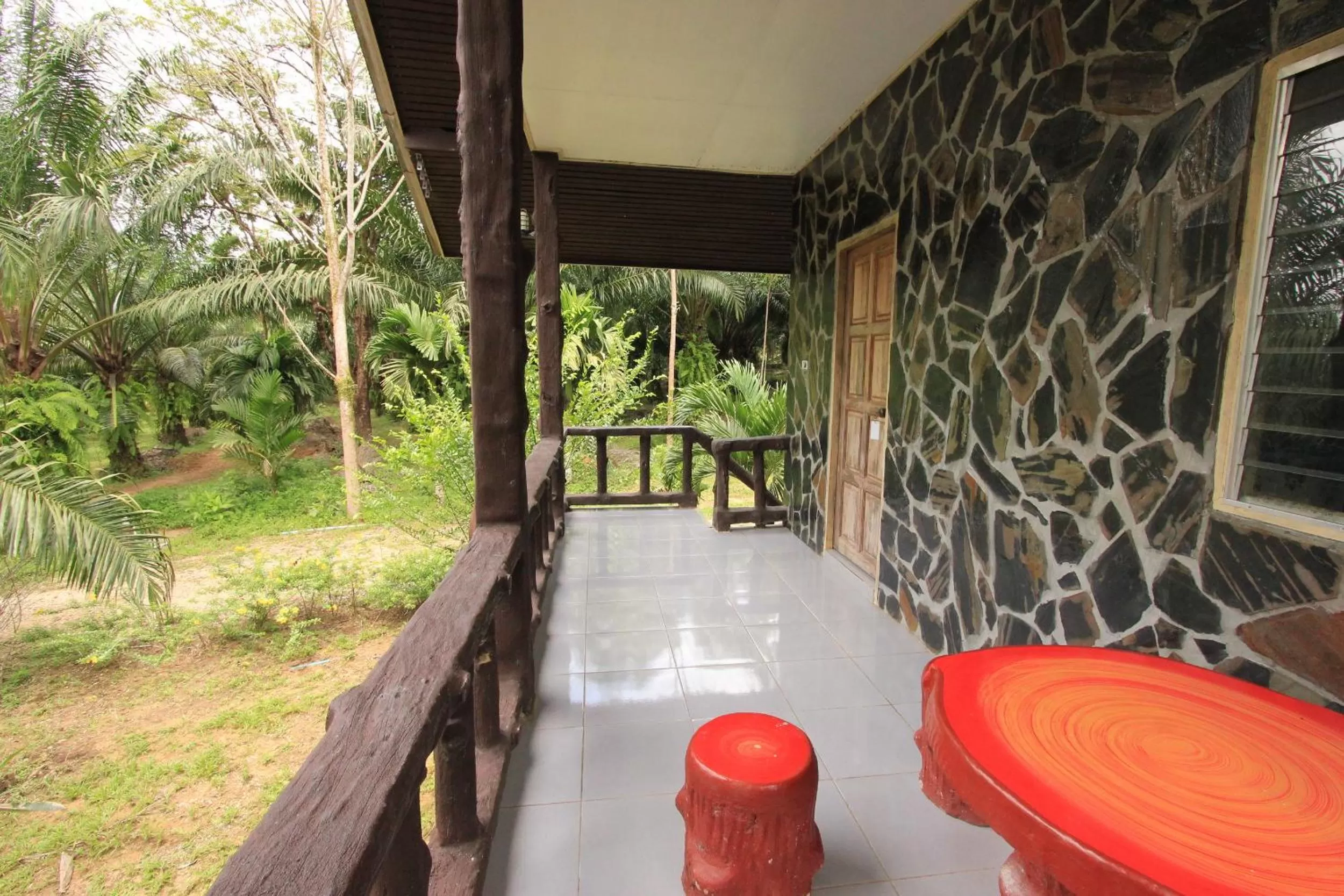 Seating area in Khao Sok Palmview Resort