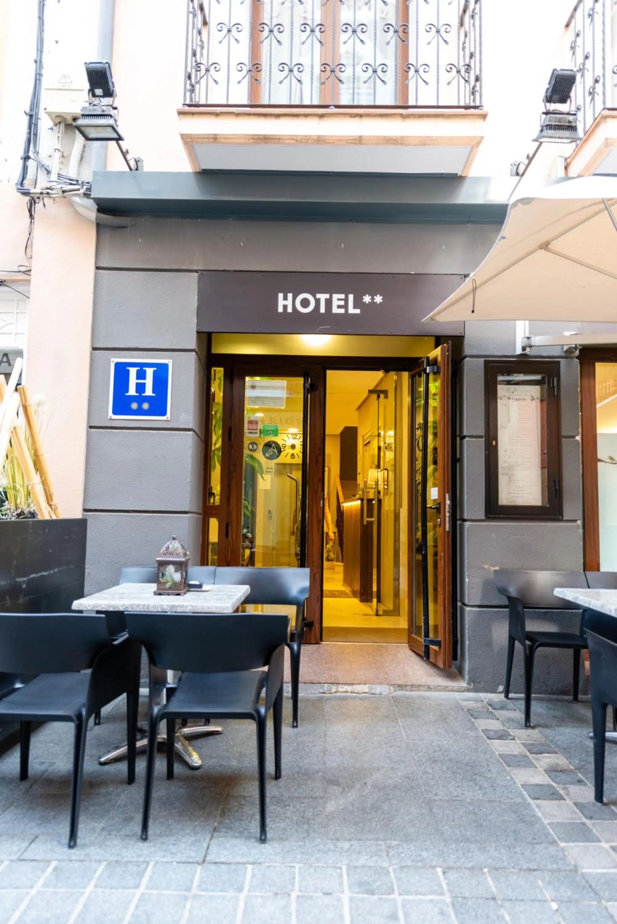 Facade/entrance in Hotel El Acebo