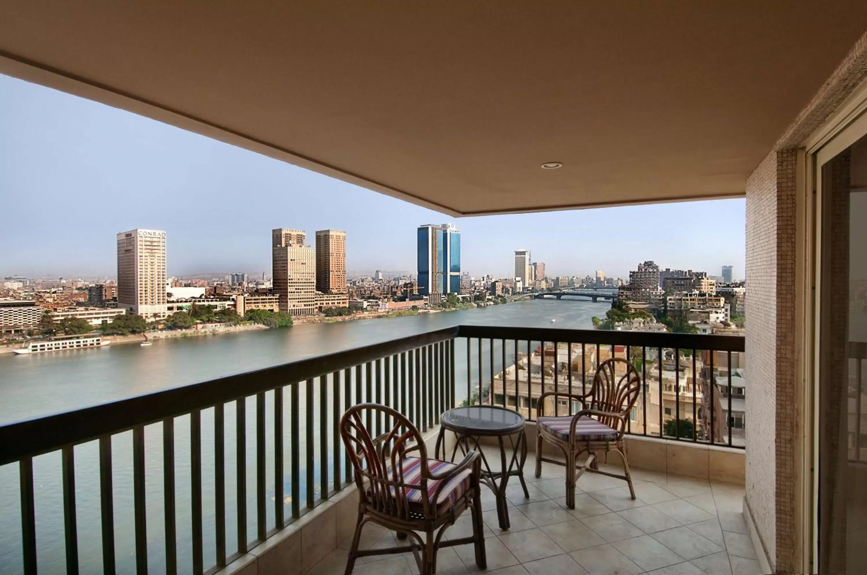 View (from property/room), Balcony/Terrace in Hilton Cairo Zamalek Residences