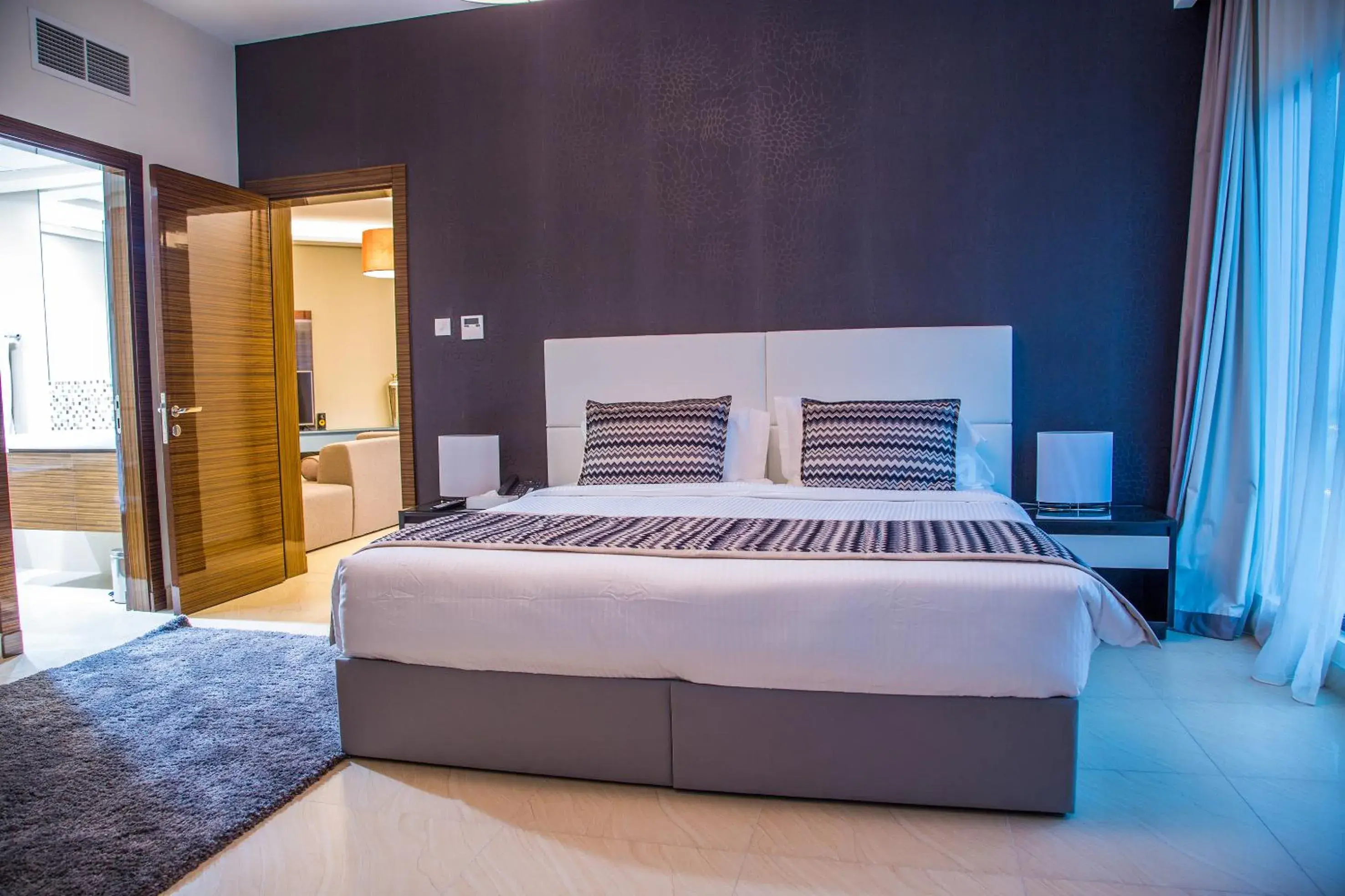 Bedroom, Bed in Lagoona Beach Luxury Resort And Spa