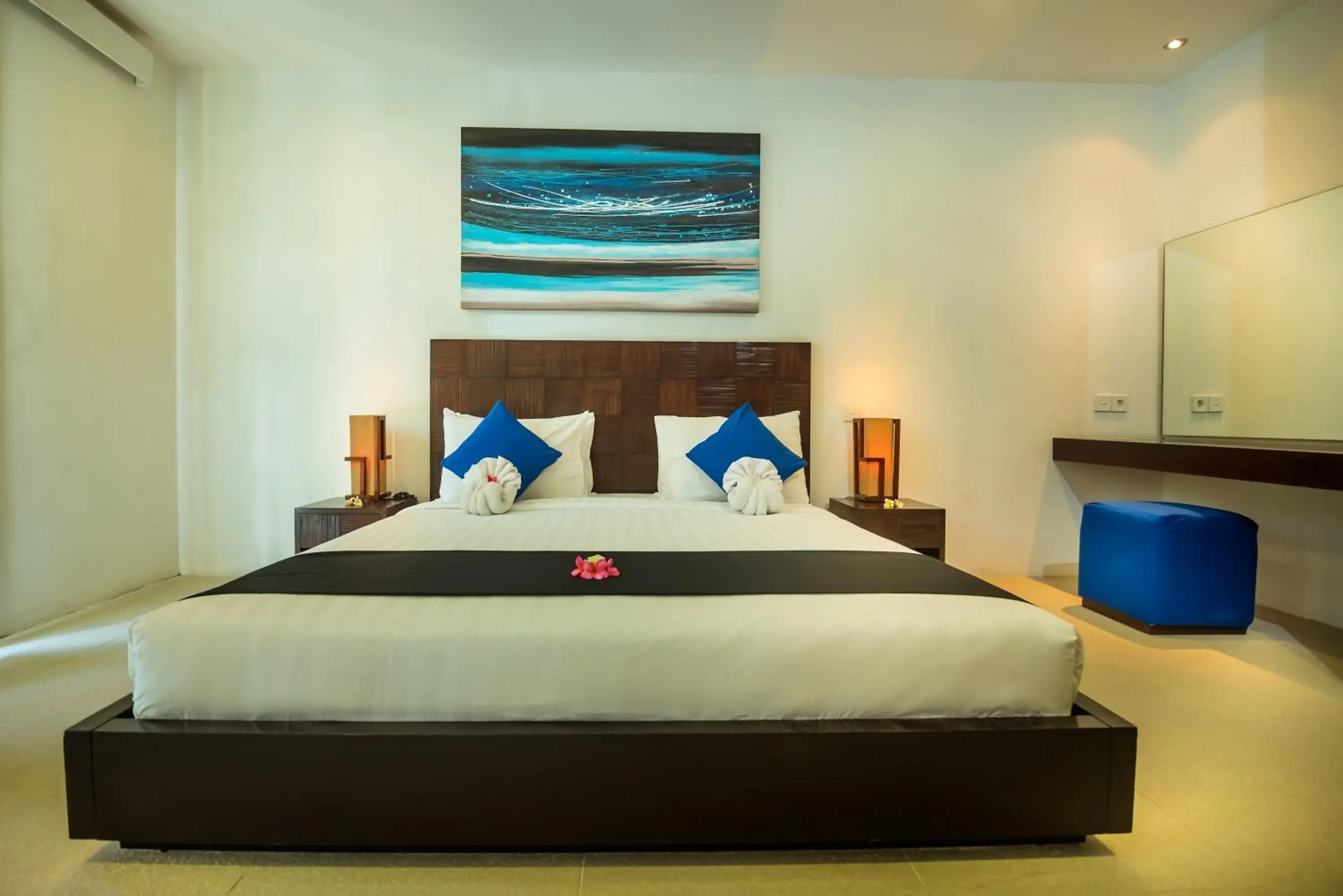 Bed in Arama Riverside Villas