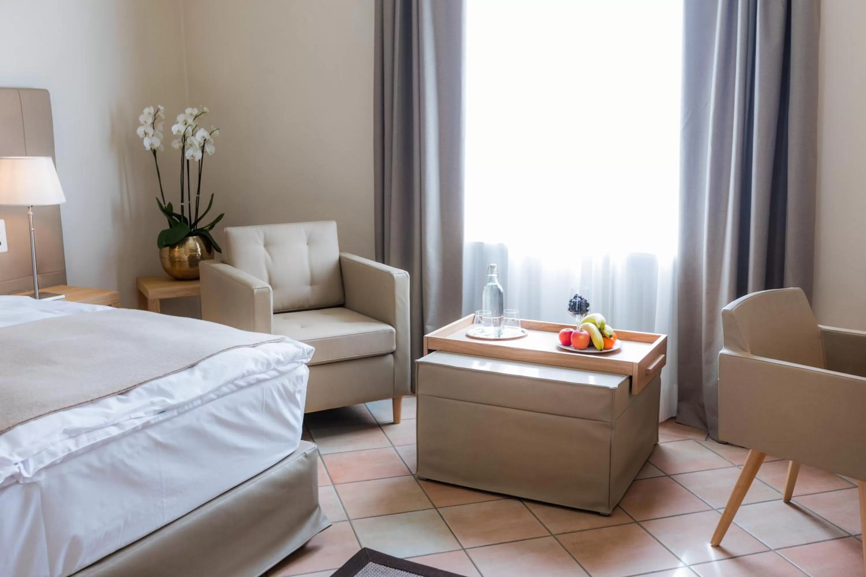 Classic Single Room with Spa Access in Parkhotel Delta, Wellbeing Resort