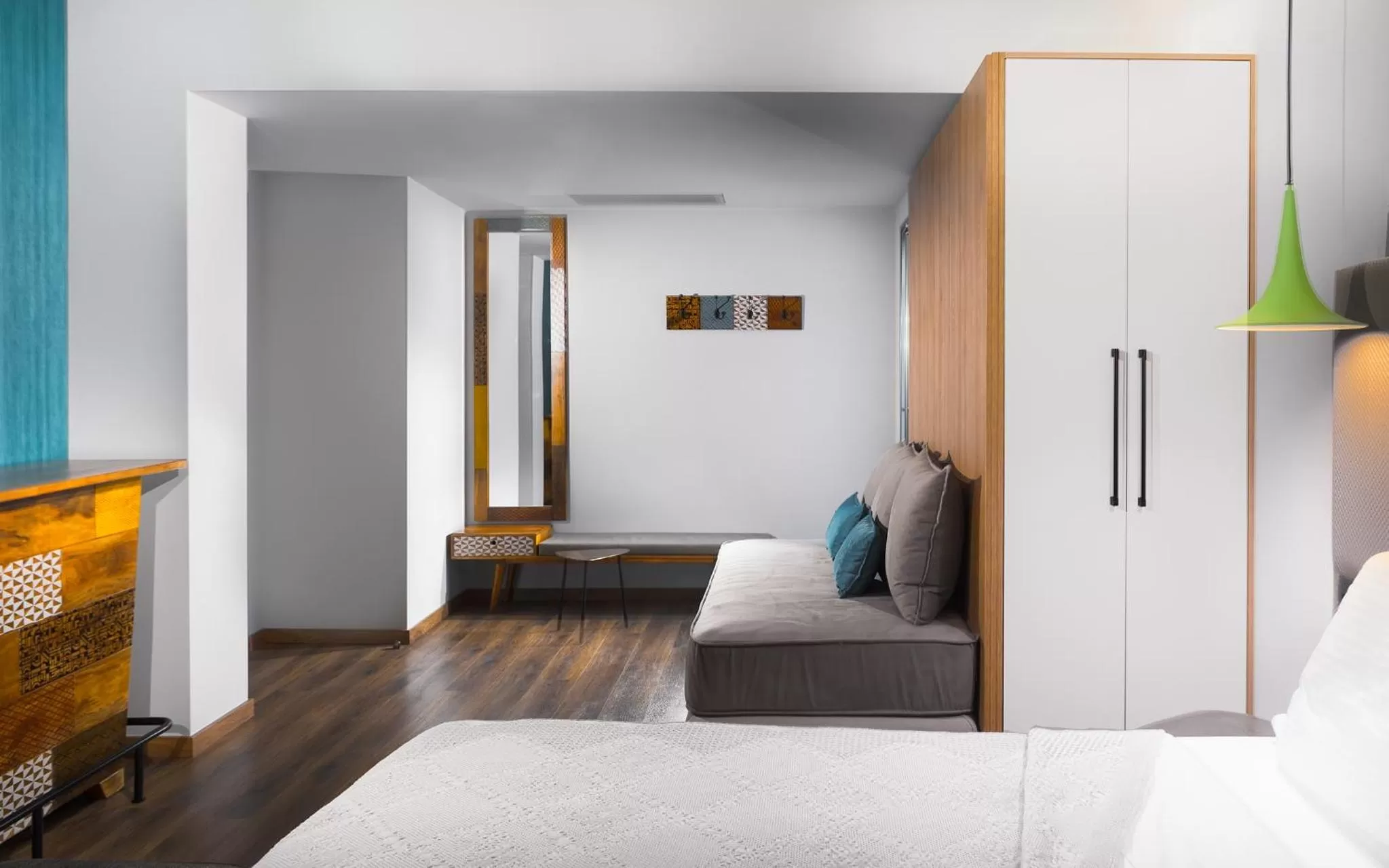 Bed in 360Degrees Pop Art Hotel