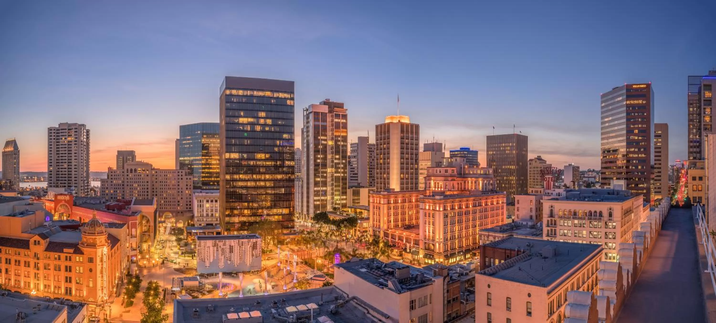 City view in Gaslamp Plaza Suites