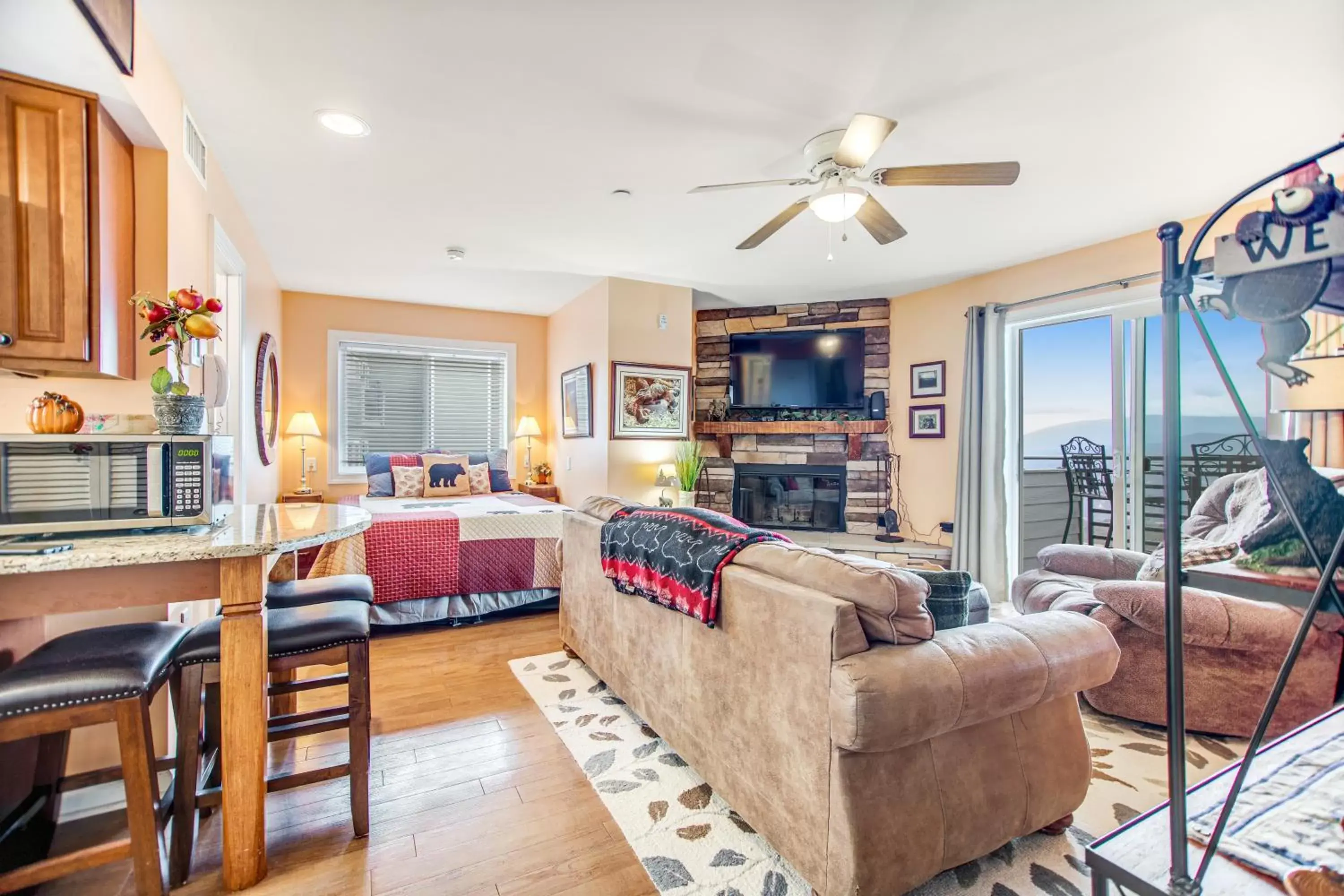 Seating Area in Gatlinburg Summit Condo #6208