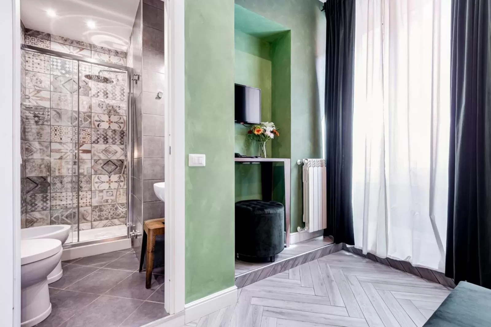 Toilet in Ripetta Deluxe Suites