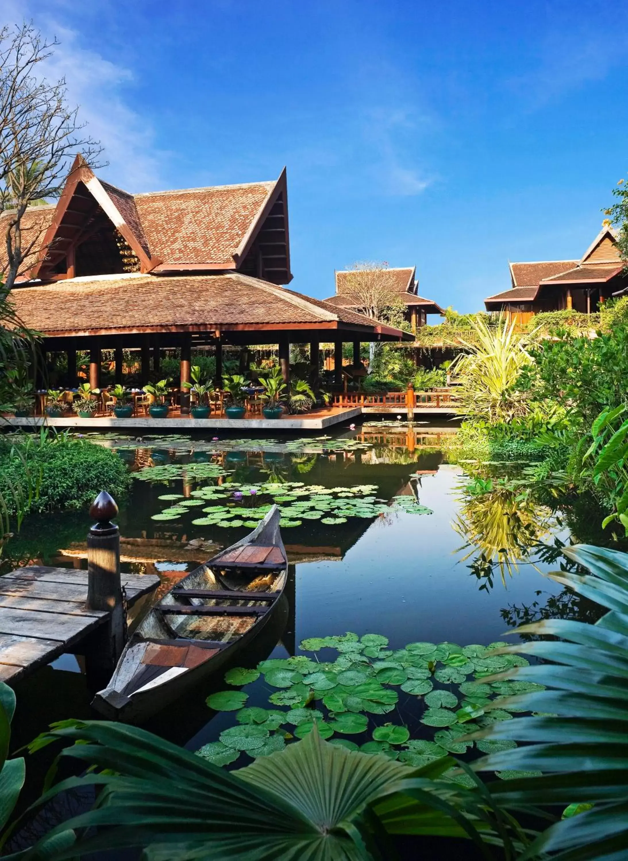 Bird's eye view, Property Building in Angkor Village Hotel