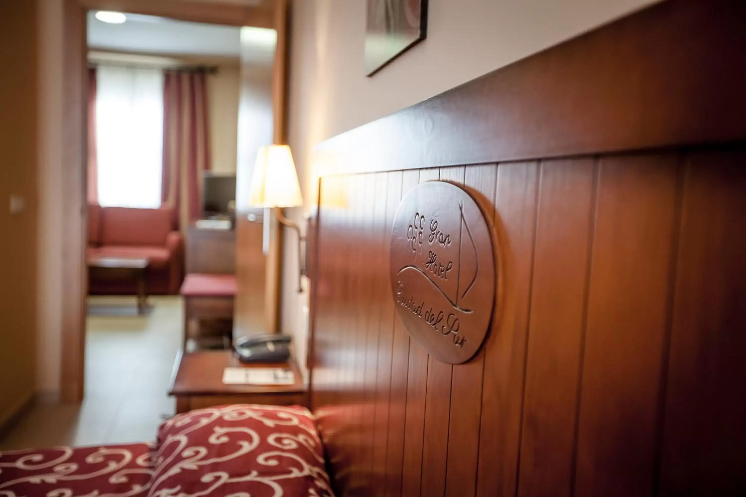 Property logo or sign, Bed in Gran Hotel Ciudad Del Sur Property logo or sign, Bed in Gran Hotel Ciudad Del Sur