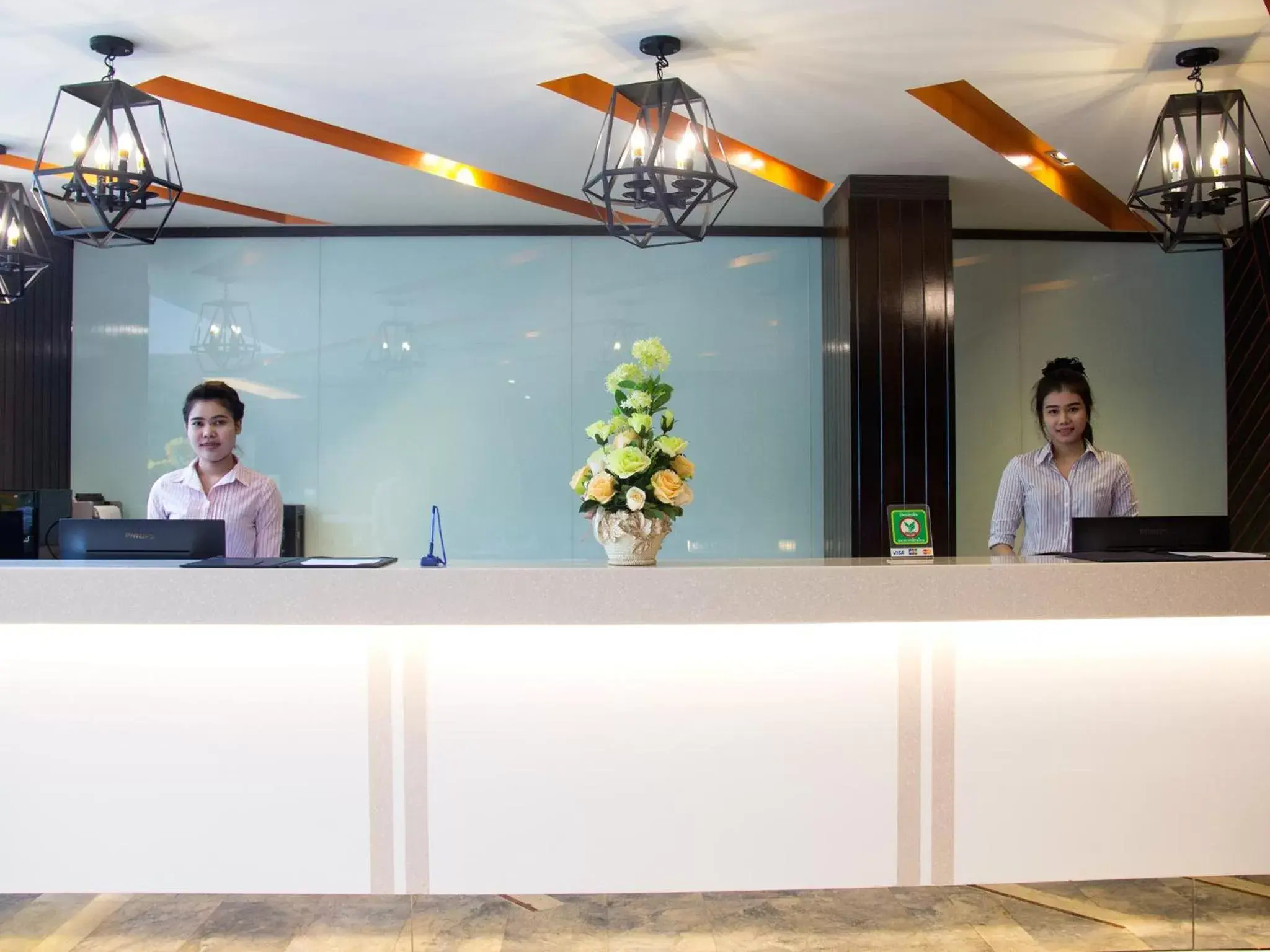 Lobby or reception in Friendlytel Hotel