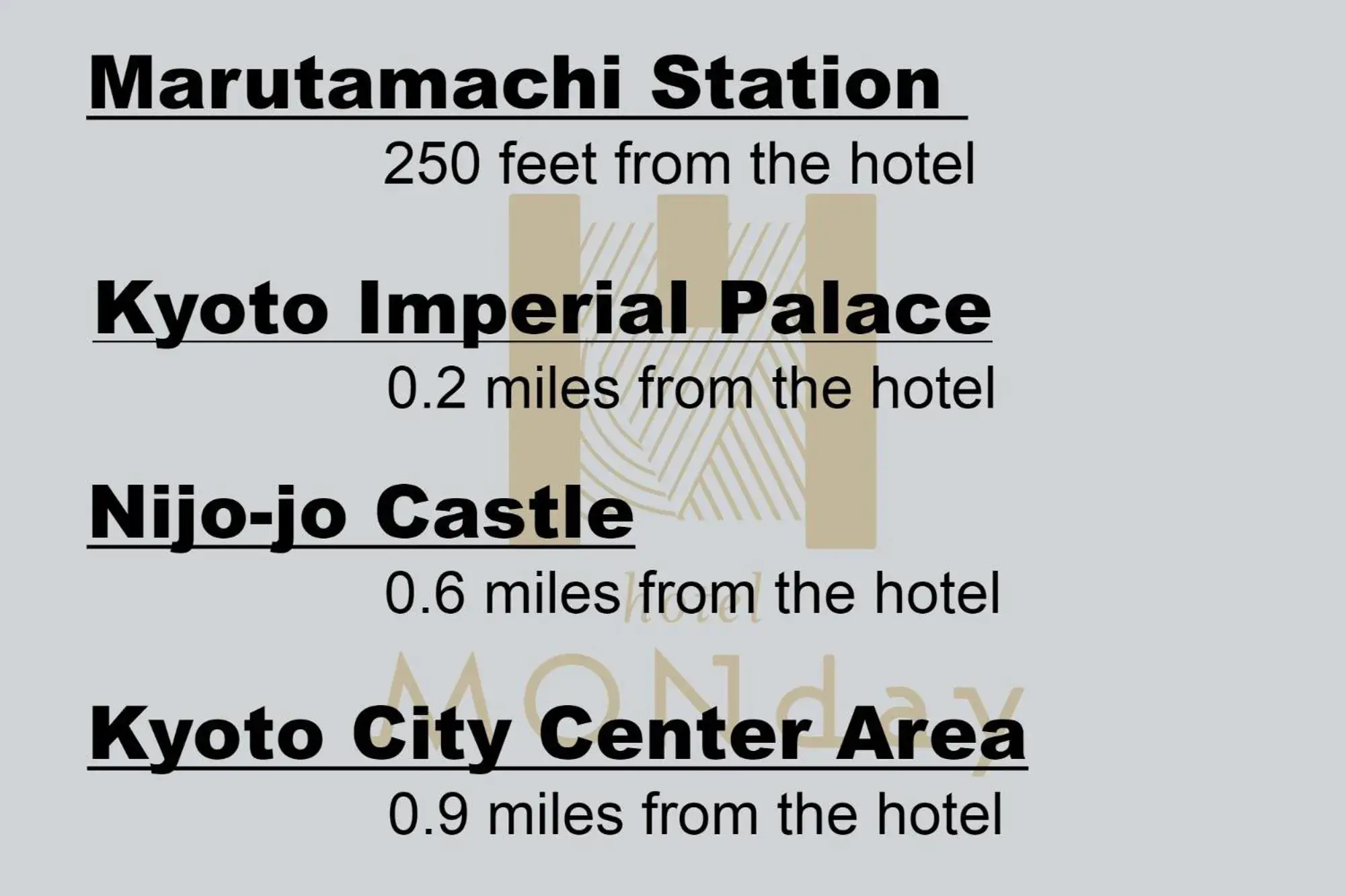 hotel MONday KYOTO MARUTAMACHI