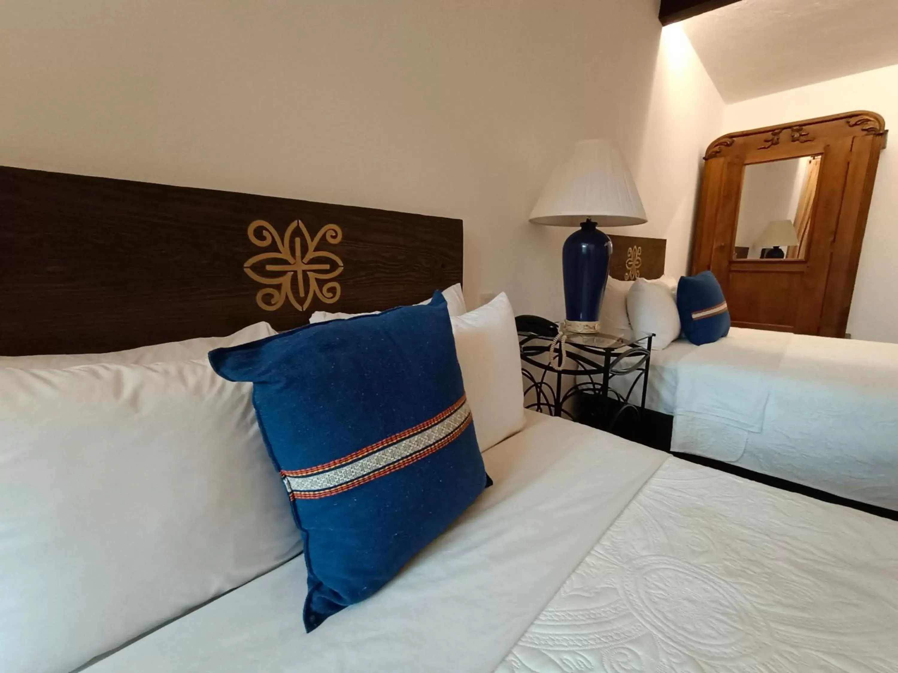Bed in Hotel Hacienda Monteverde San Miguel de Allende