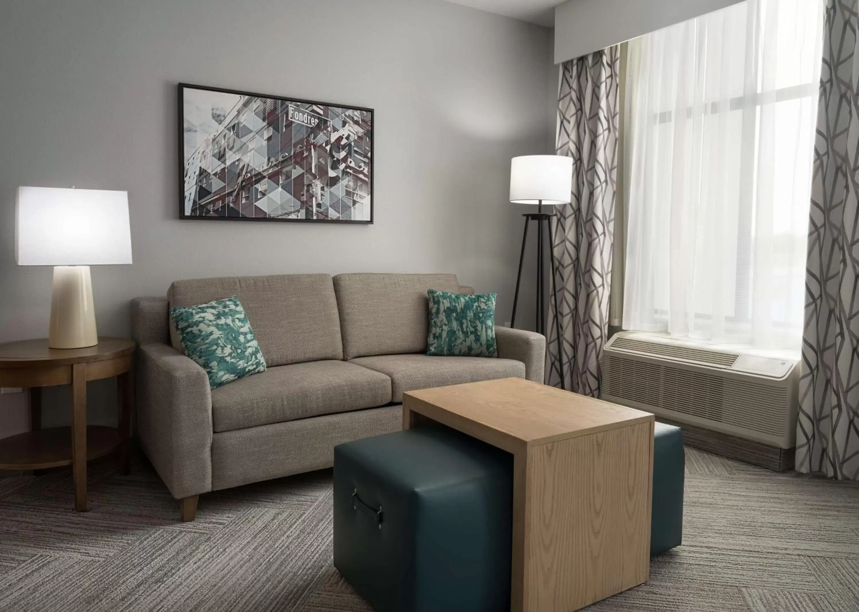 Living room, Seating Area in Homewood Suites By Hilton Jackson Fondren Medical District