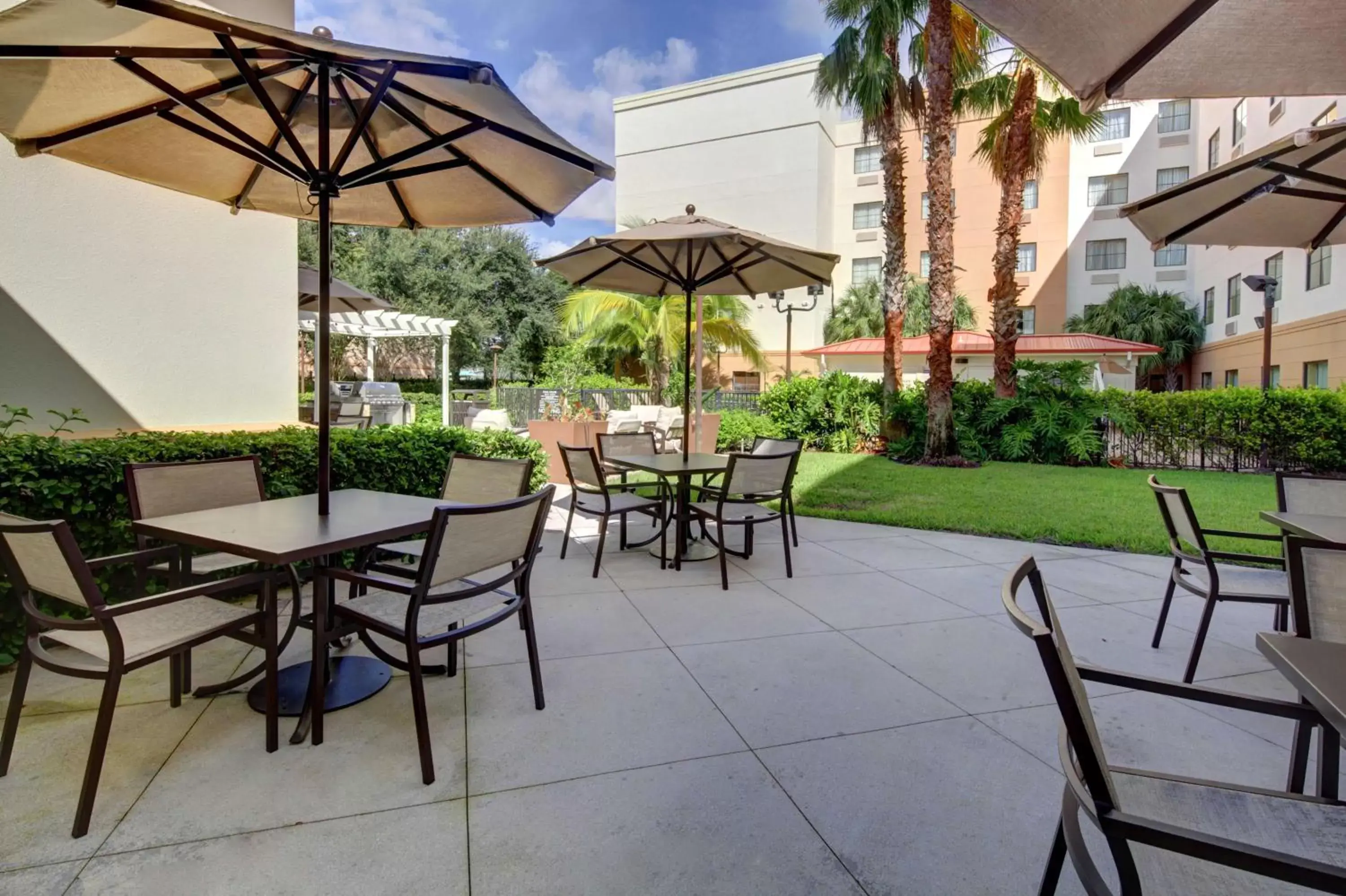 Patio in Homewood Suites by Hilton West Palm Beach