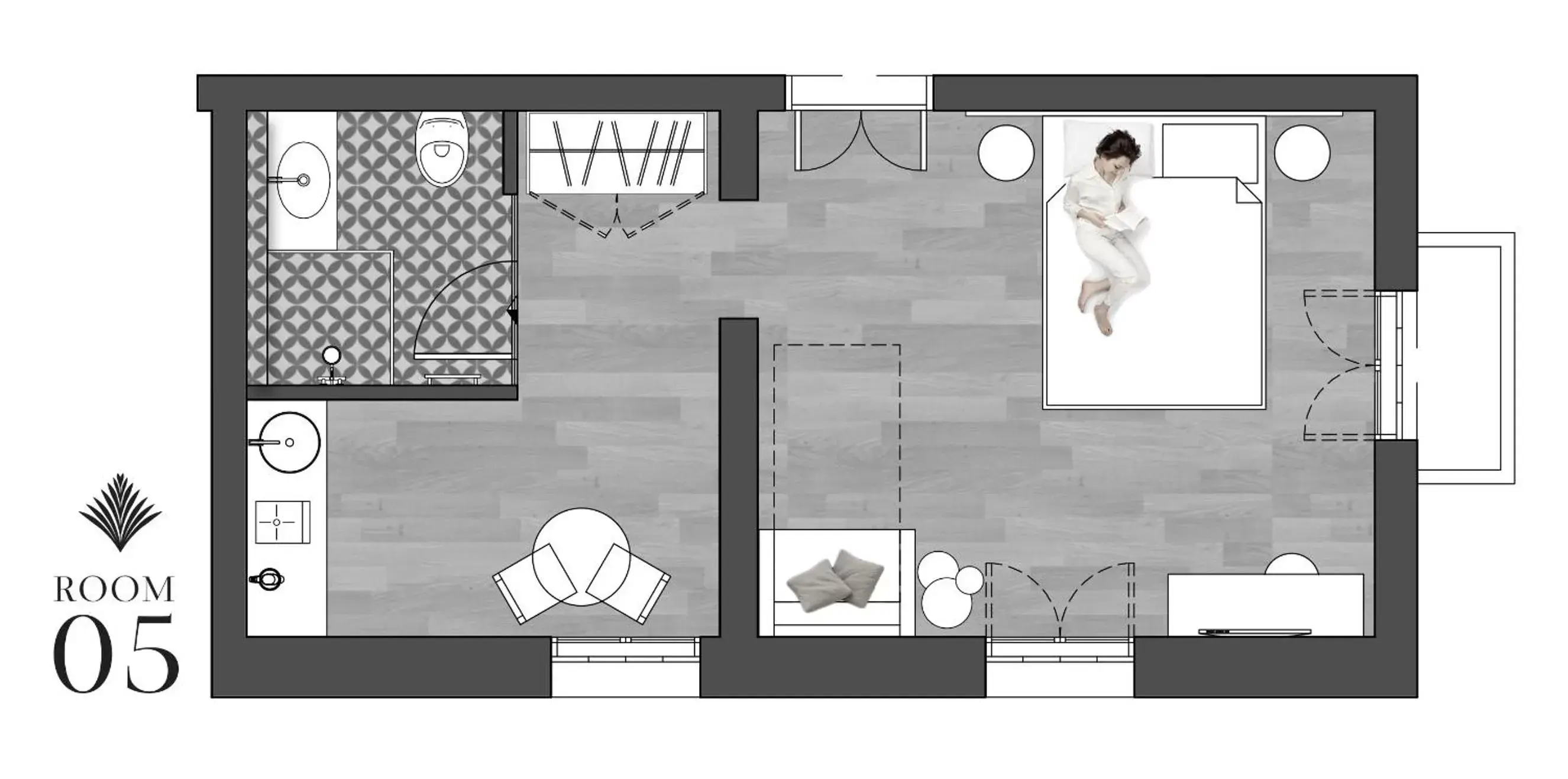 Floor Plan in The Anthemion House