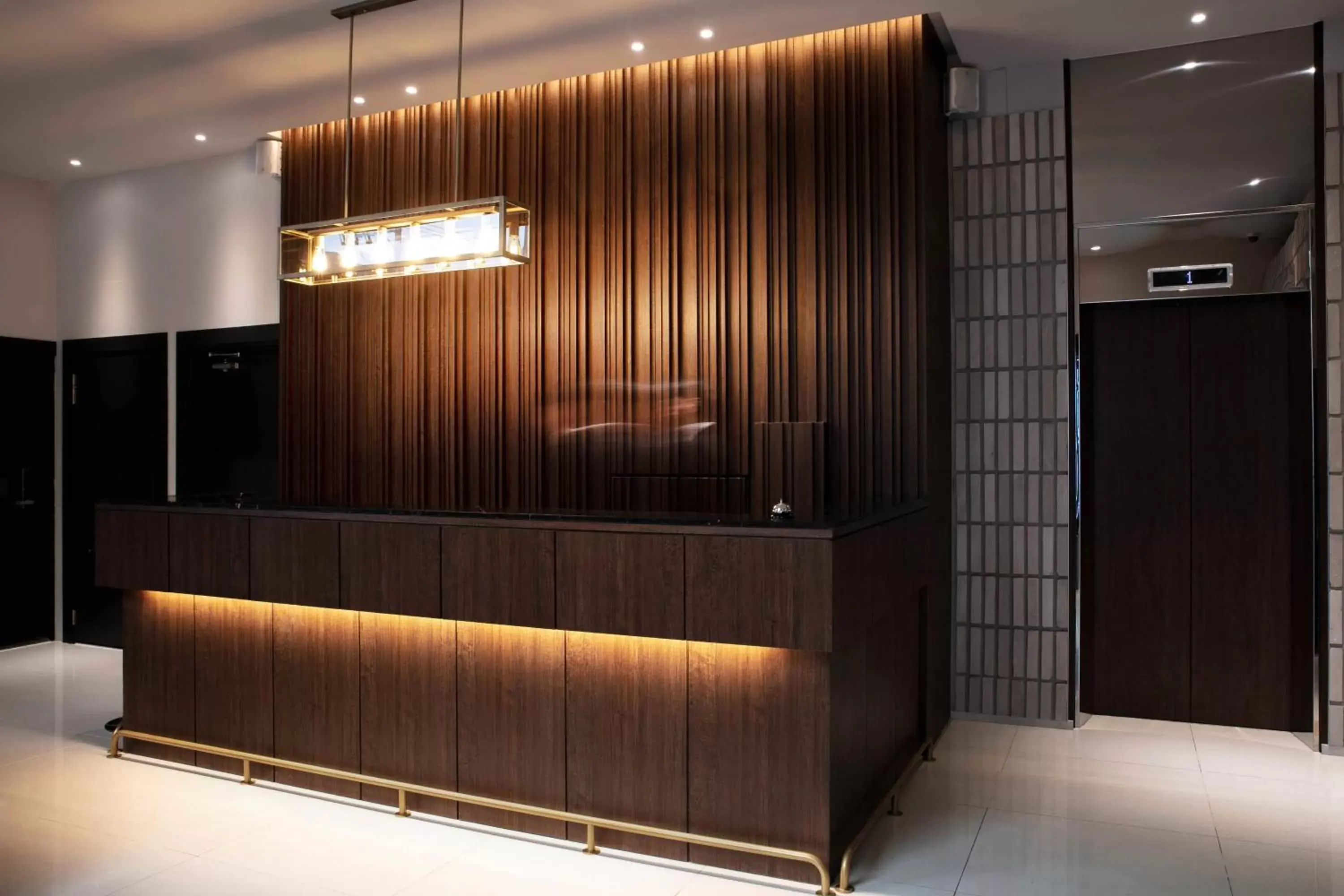 Lobby or reception, TV/Entertainment Center in Hotel Lumia Myeongdong