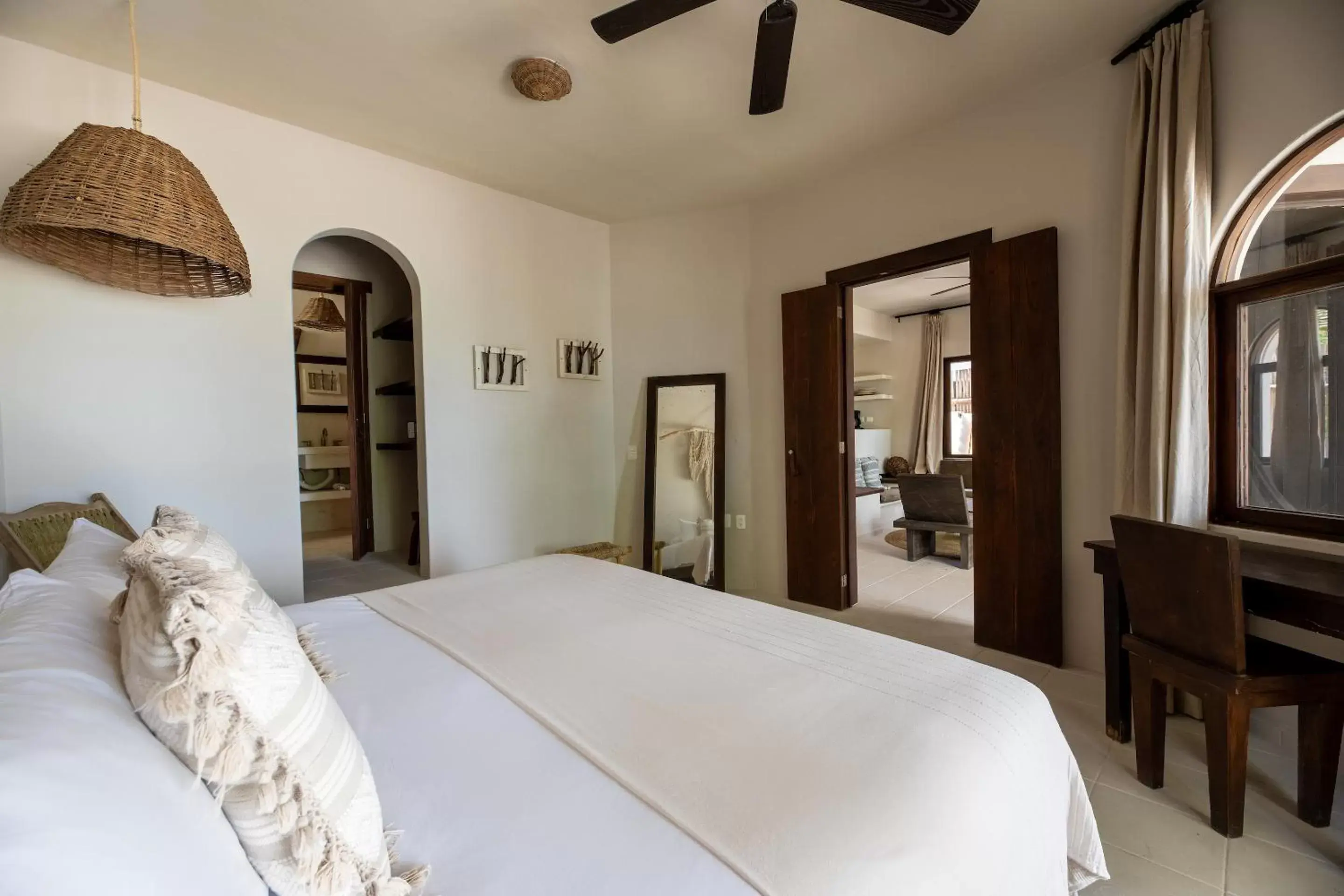 Bed in NEST Tulum