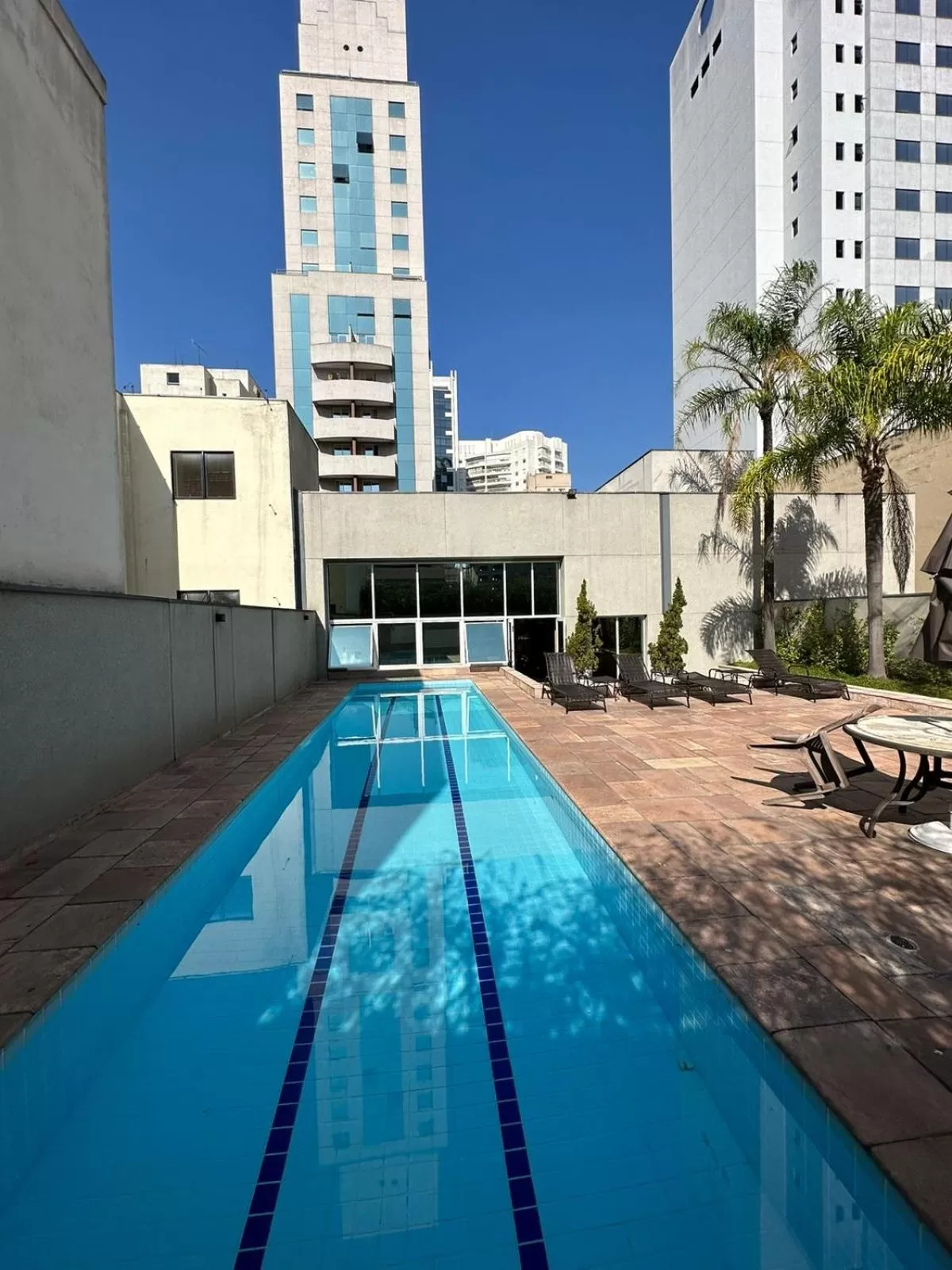 Pool view, Swimming Pool in Studio Paulista Bela Cintra