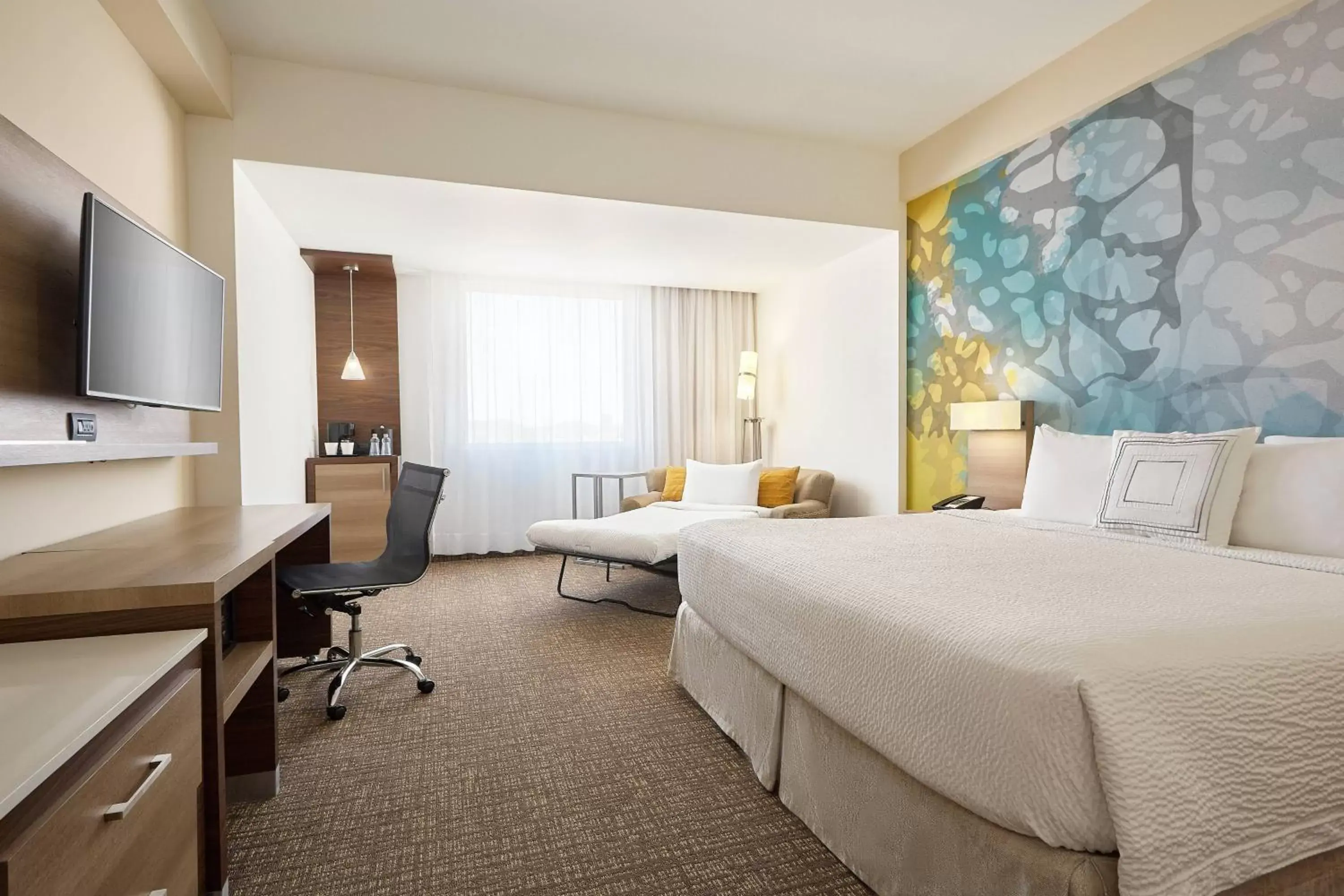 Photo of the whole room, Bed in Courtyard by Marriott Hermosillo