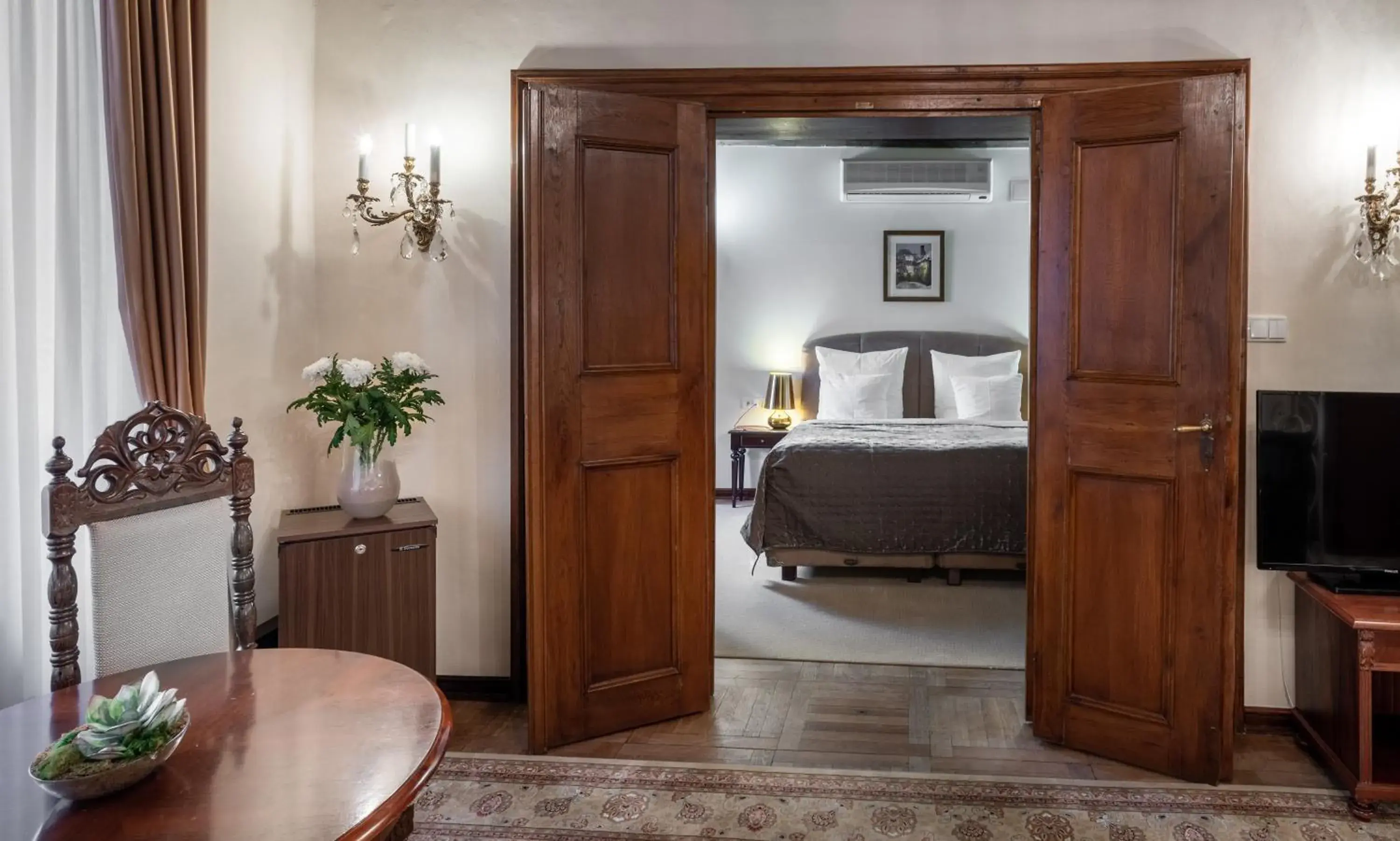 Bed in Aurus Hotel by Prague Residences