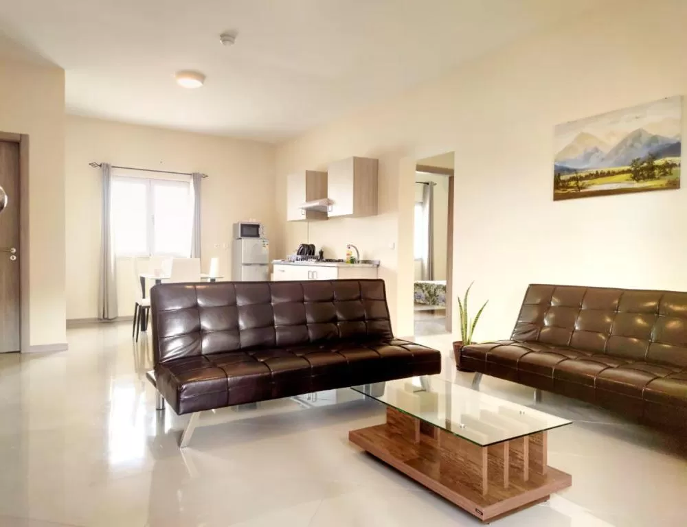 Living room, Seating Area in Praia Capital Residence