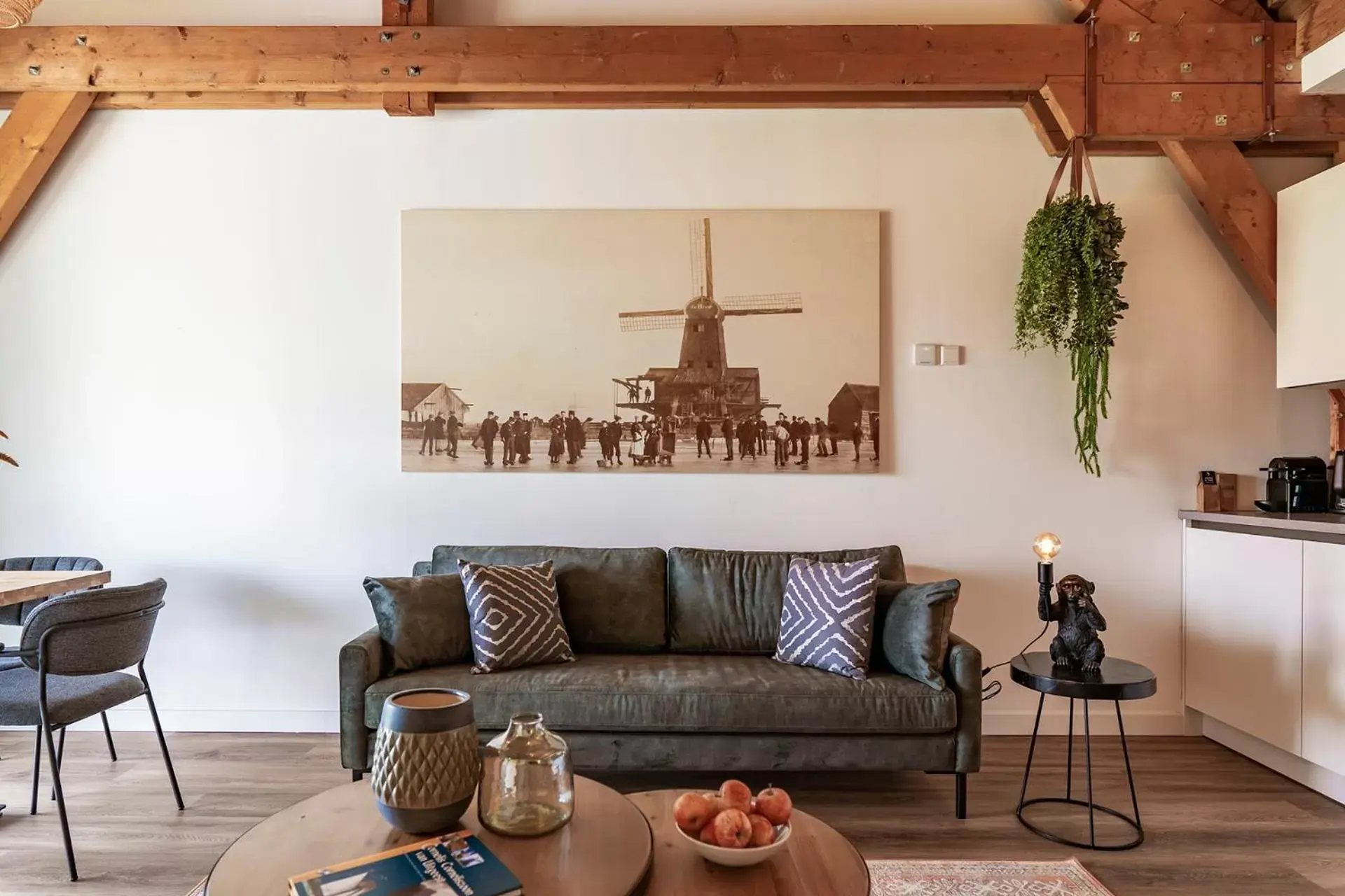 Living room, Seating Area in Erfgoedpark De Hoop Appartementen