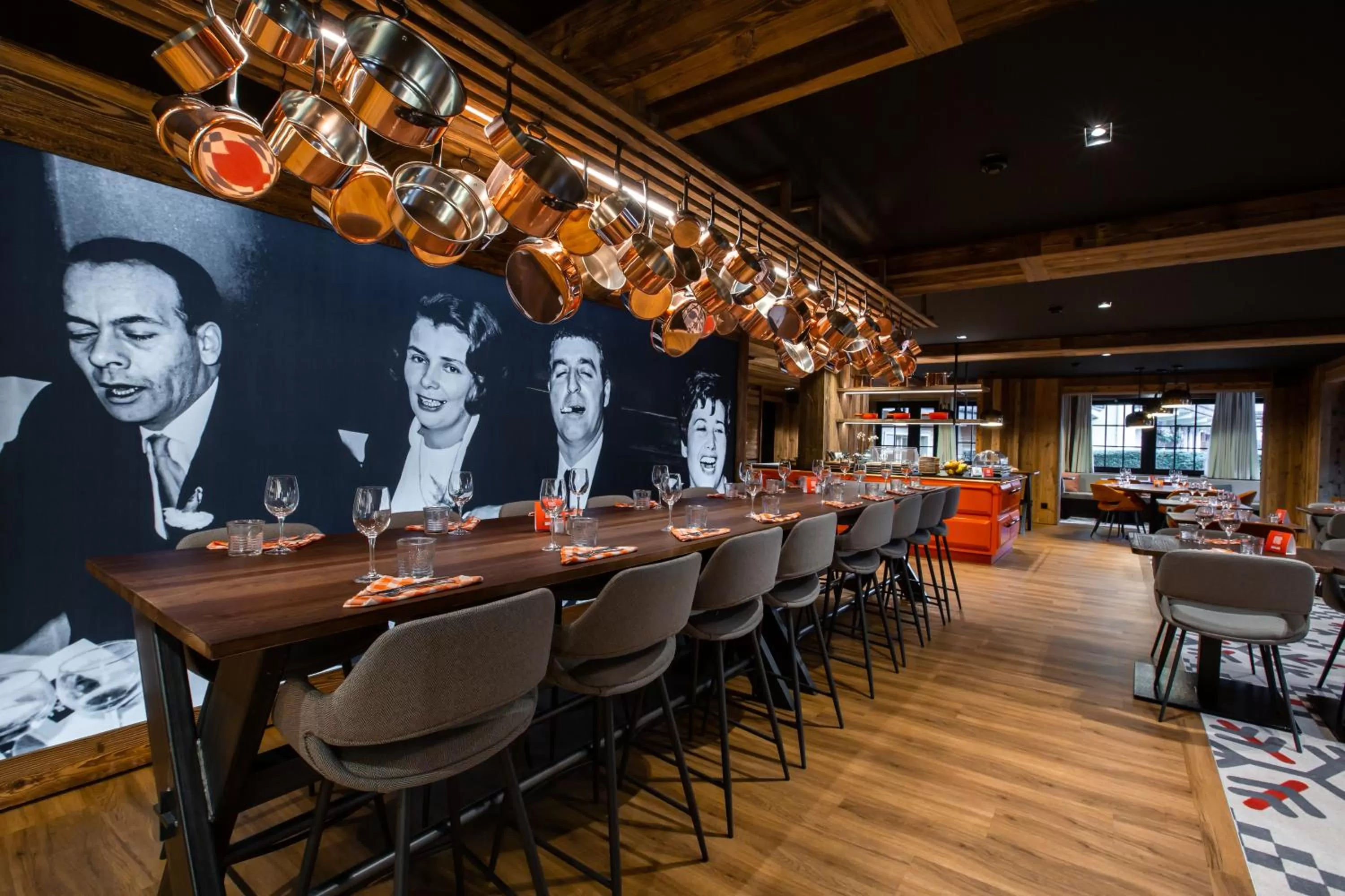 Restaurant/places to eat in Hôtel Névé