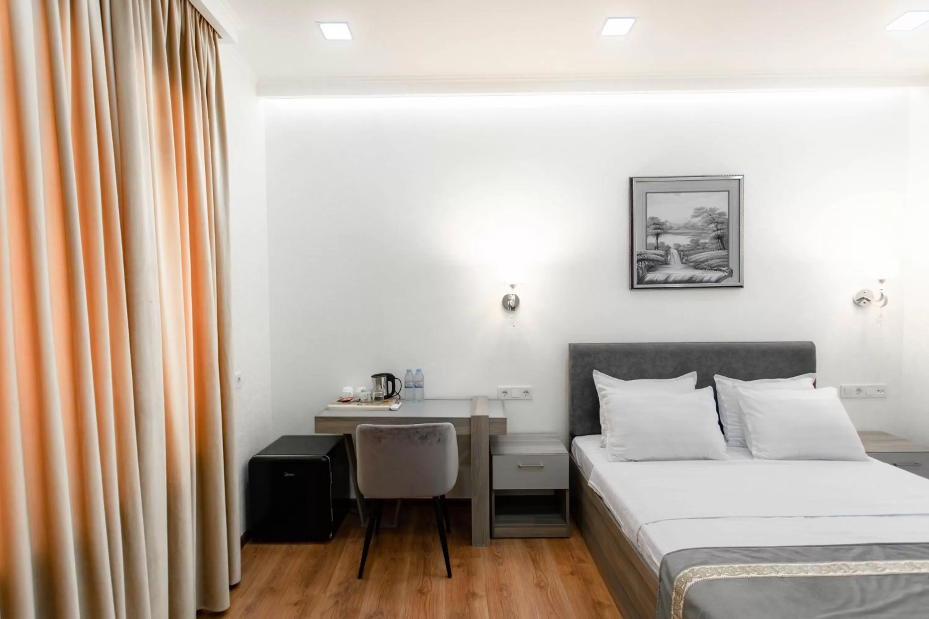 Bed in Registon Saroy Hotel