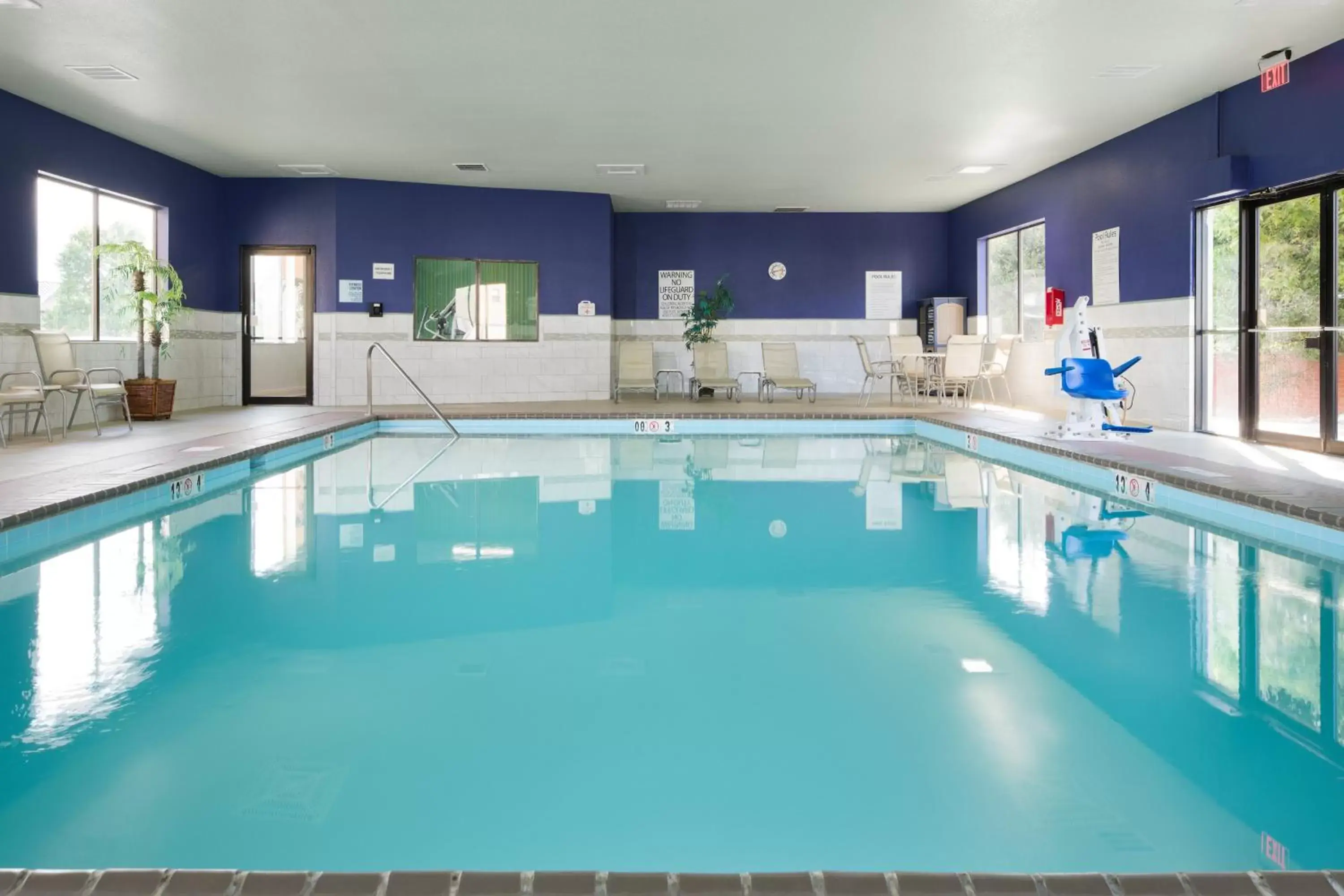 Swimming Pool in Holiday Inn Express Louisville Northeast, an IHG Hotel