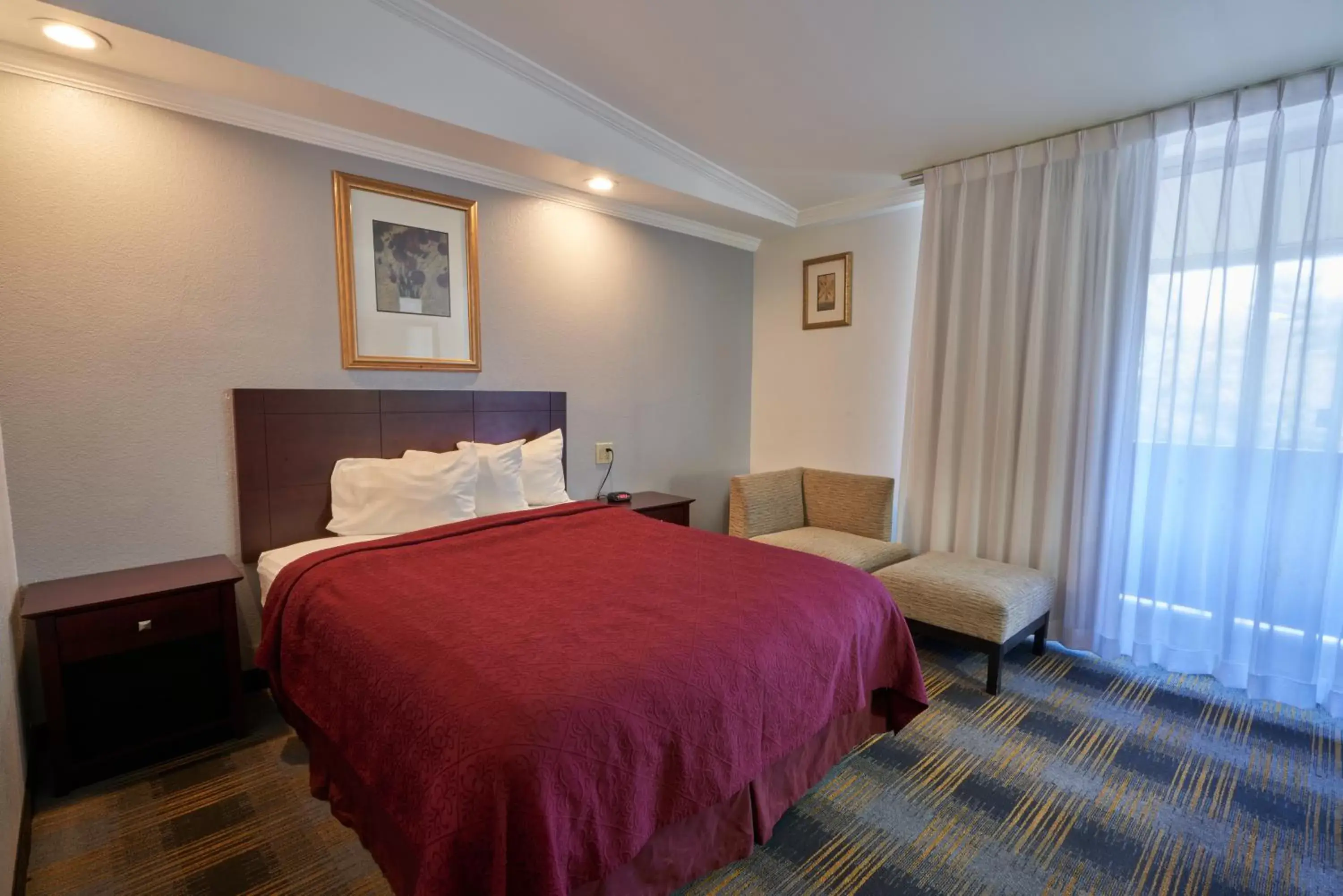 Bed in Riverview Inn & Suites Bed in Riverview Inn & Suites