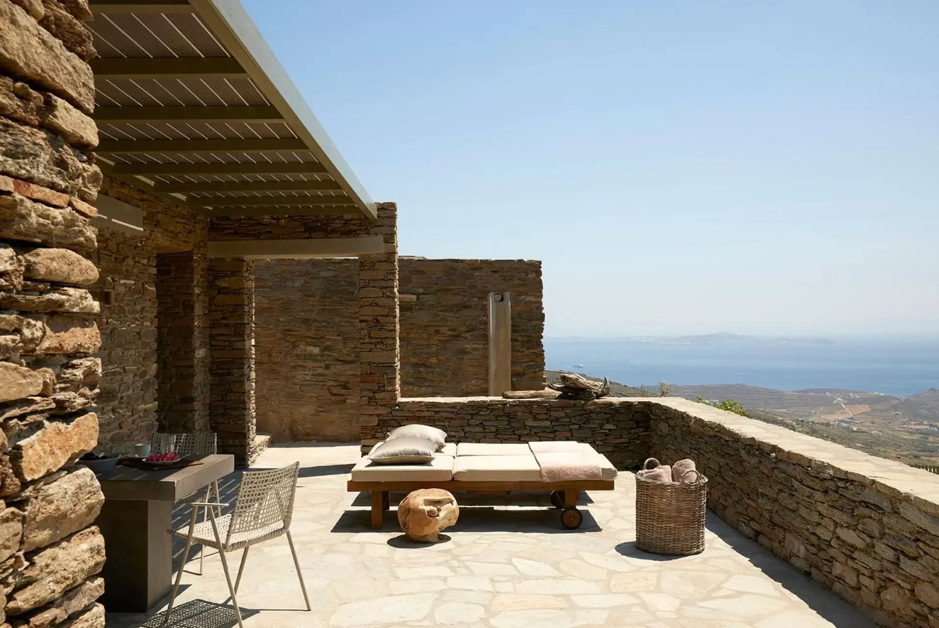 Balcony/Terrace in Aeolis Tinos Suites