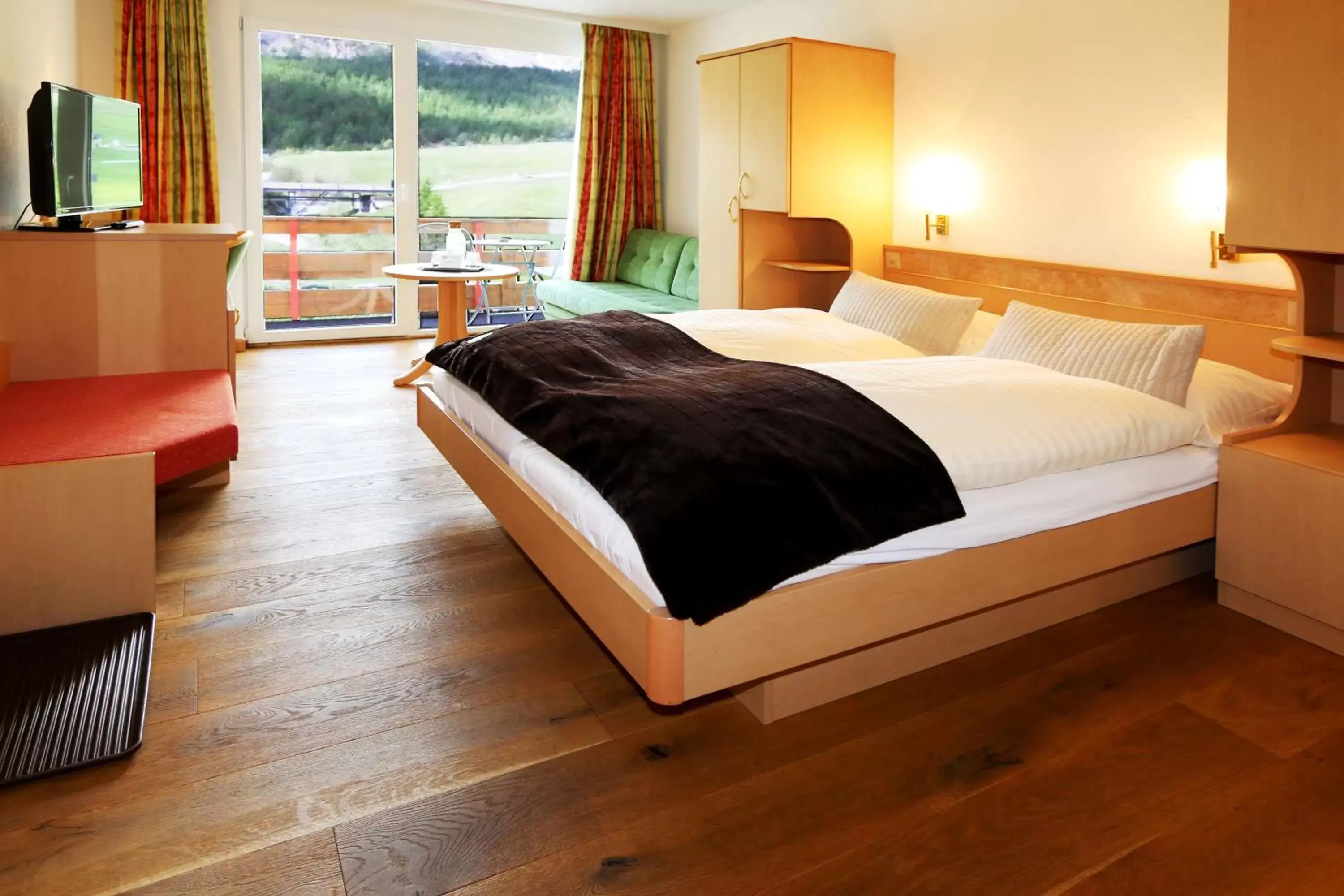 Bed in Amber Ski-in/out Hotel & Spa