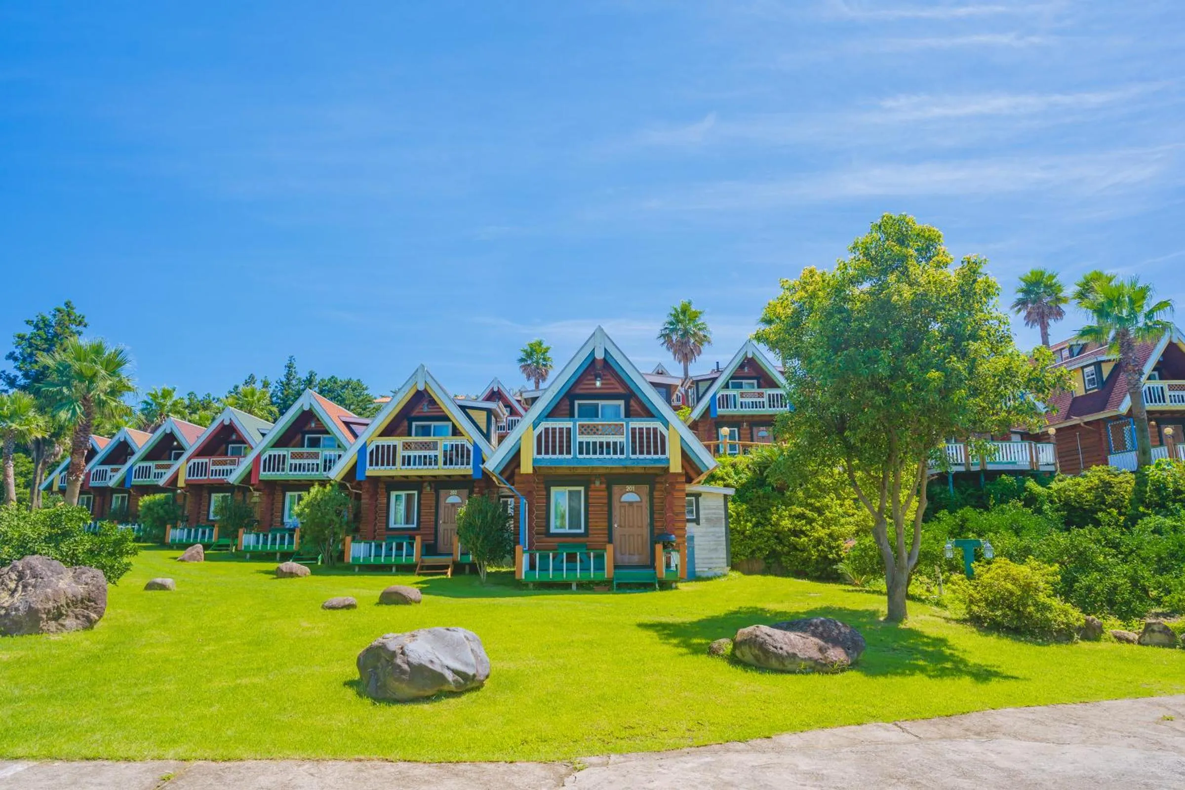Property building in Jungmun Log Pension & Resort