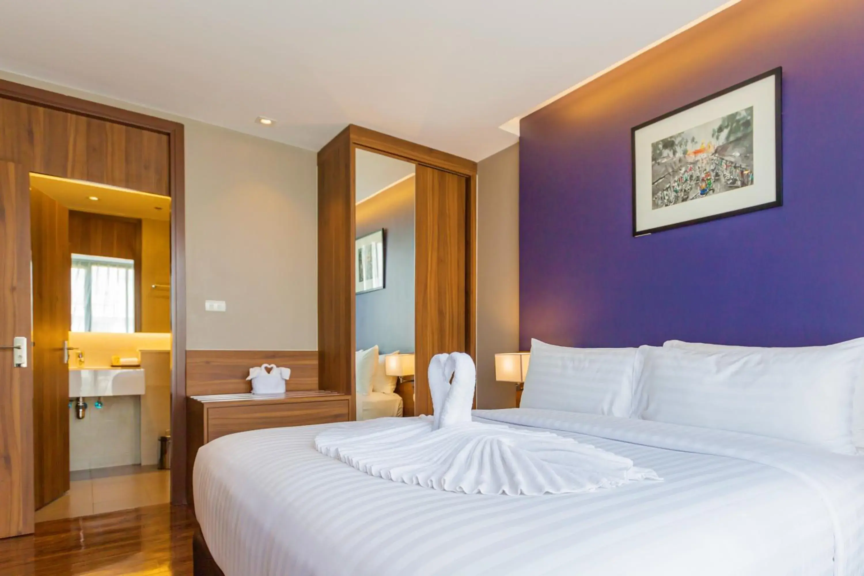 Bedroom, Bed in Amp Am House Bangkok Hotel