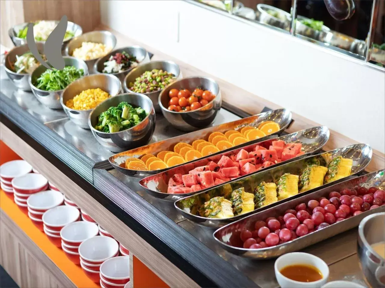 Buffet breakfast in Hotel Hokke Club Naha Shintoshin Buffet breakfast in Hotel Hokke Club Naha Shintoshin