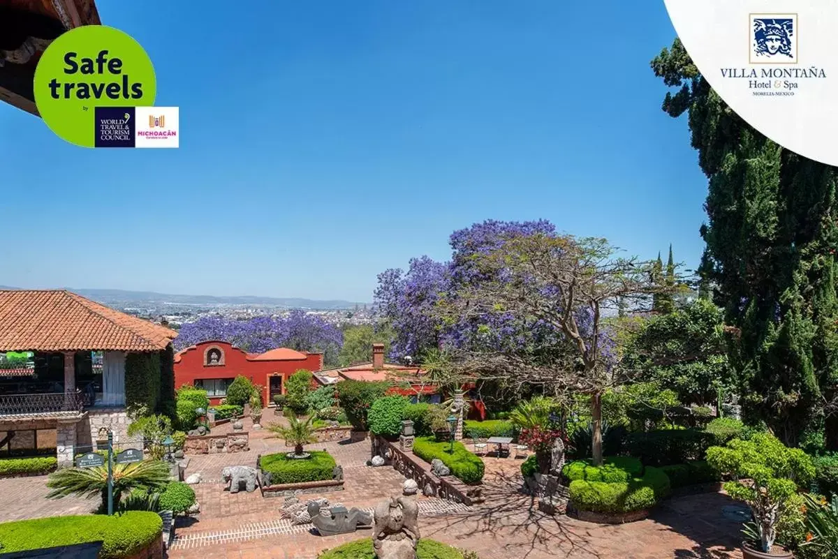 Garden view, Property Building in Villa Montaña Hotel & Spa