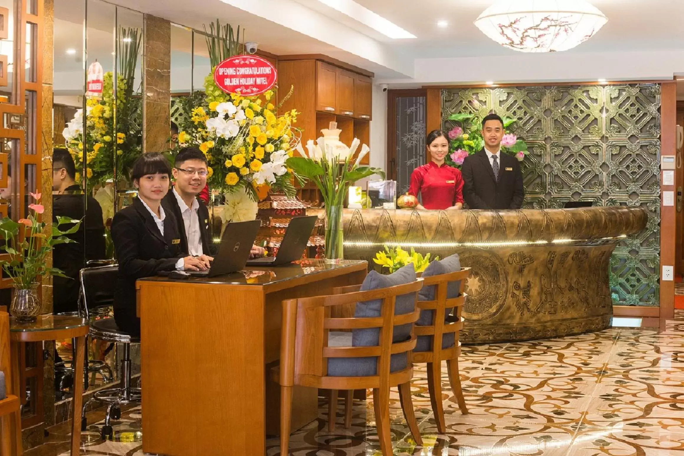 Staff in Hanoi Golden Holiday Hotel