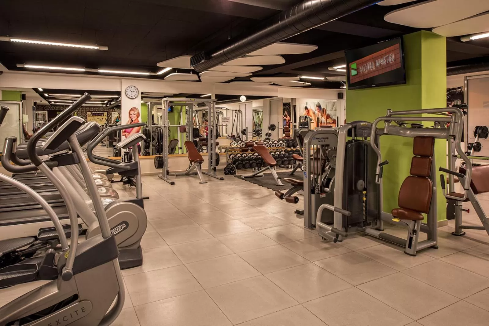 Fitness centre/facilities in Hotel Nartel