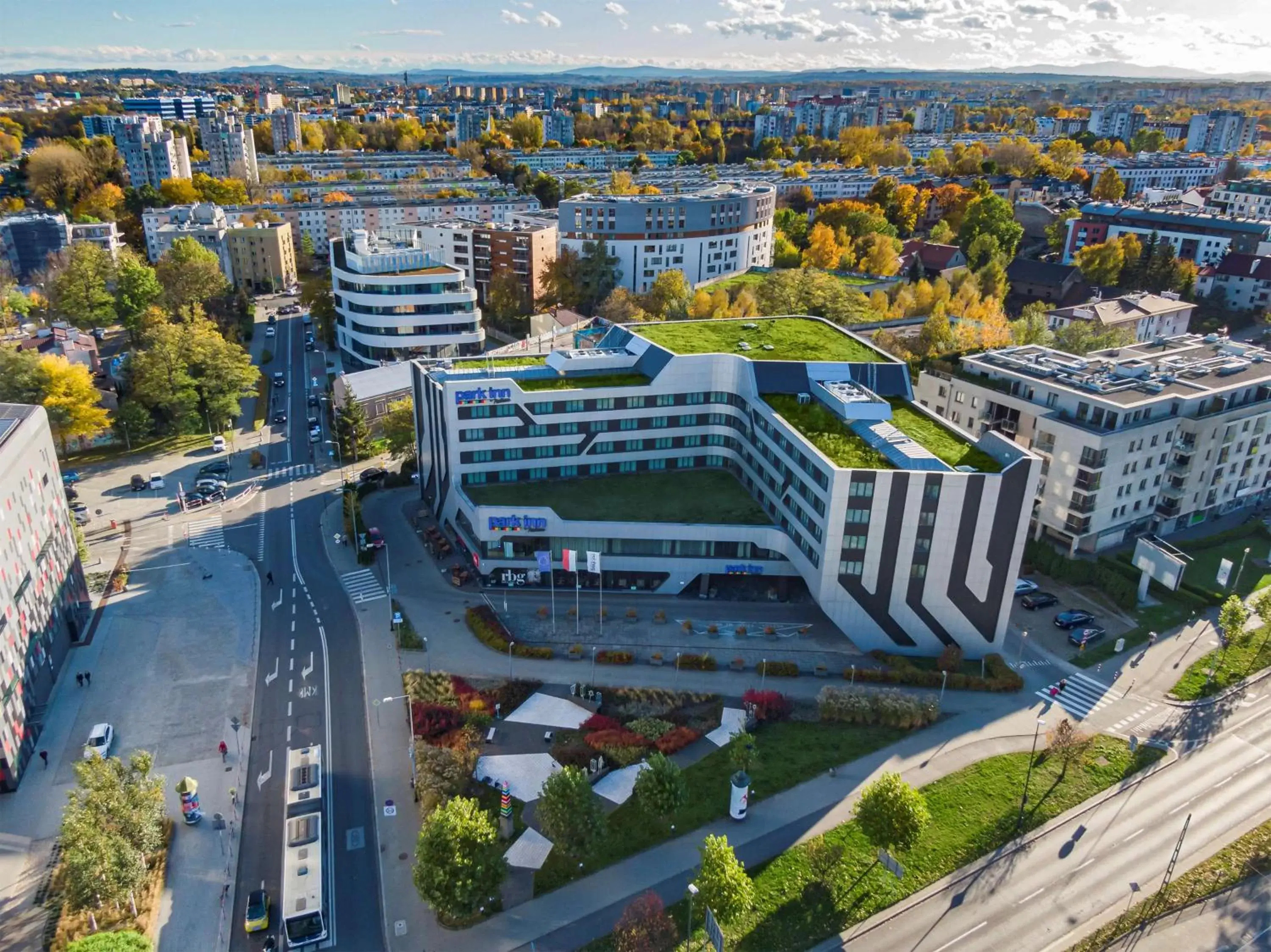 Bird's eye view, Bird's-eye View in Park Inn by Radisson Krakow