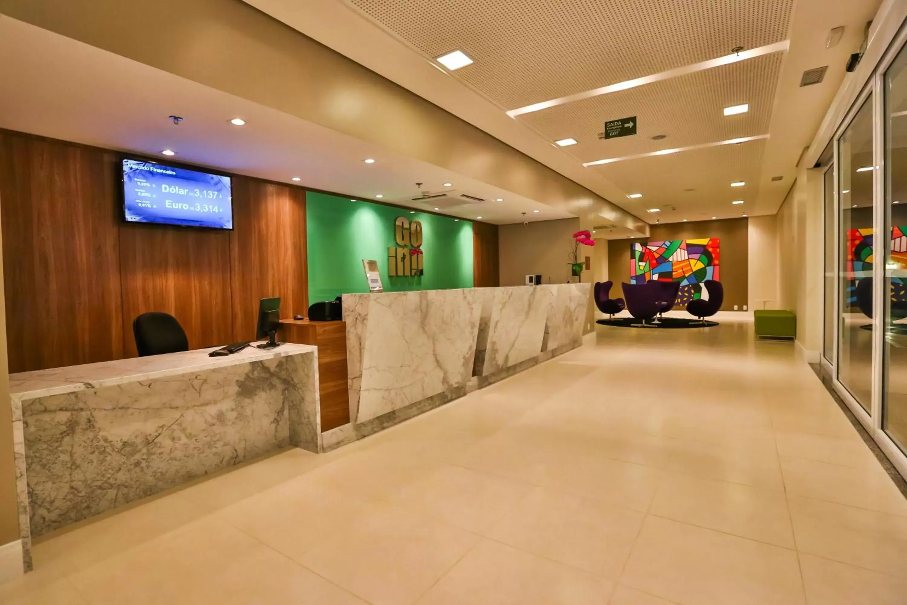 Lobby or reception, Lobby/Reception in Go Inn Cambuí Campinas