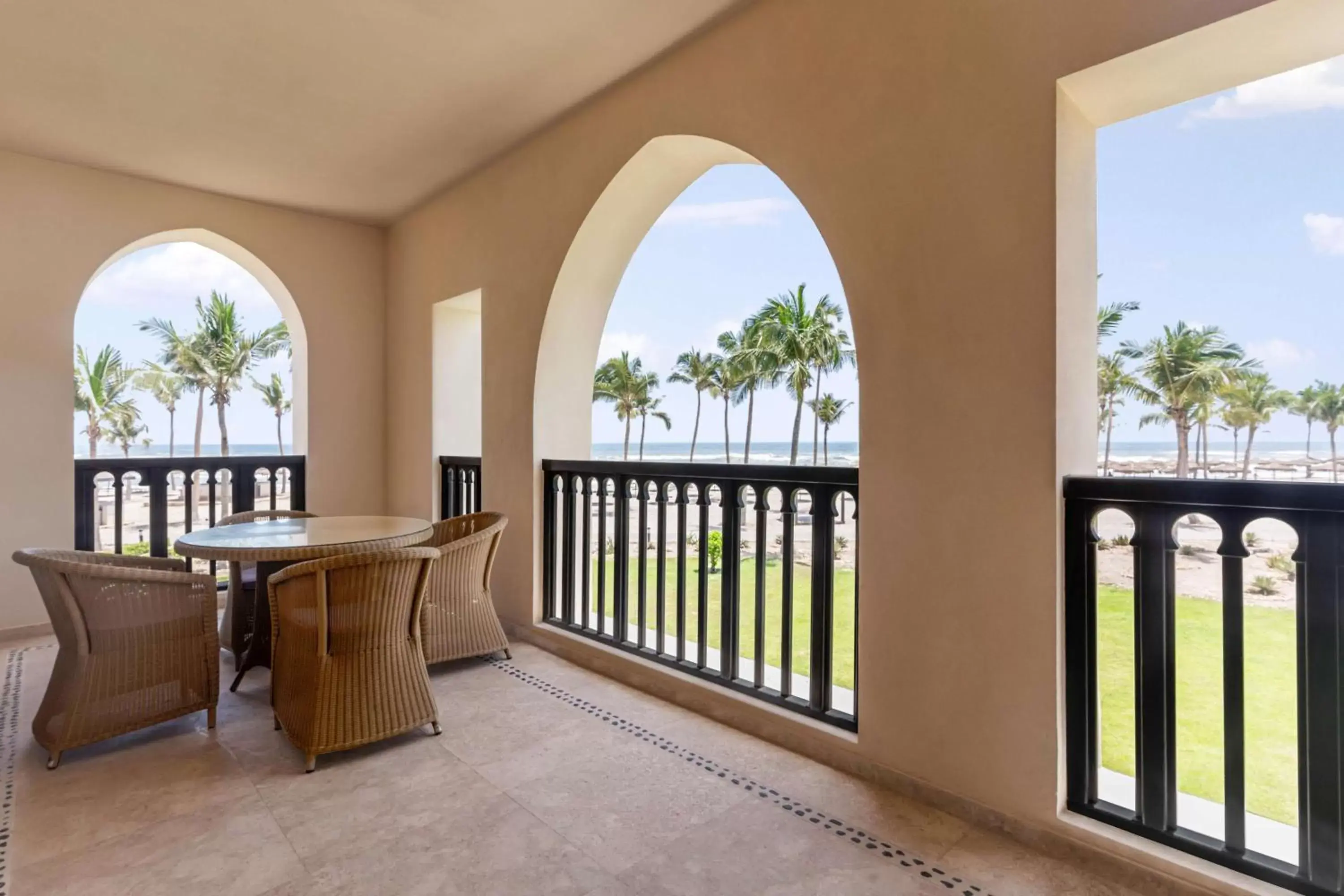 View (from property/room), Balcony/Terrace in Salalah Rotana Resort