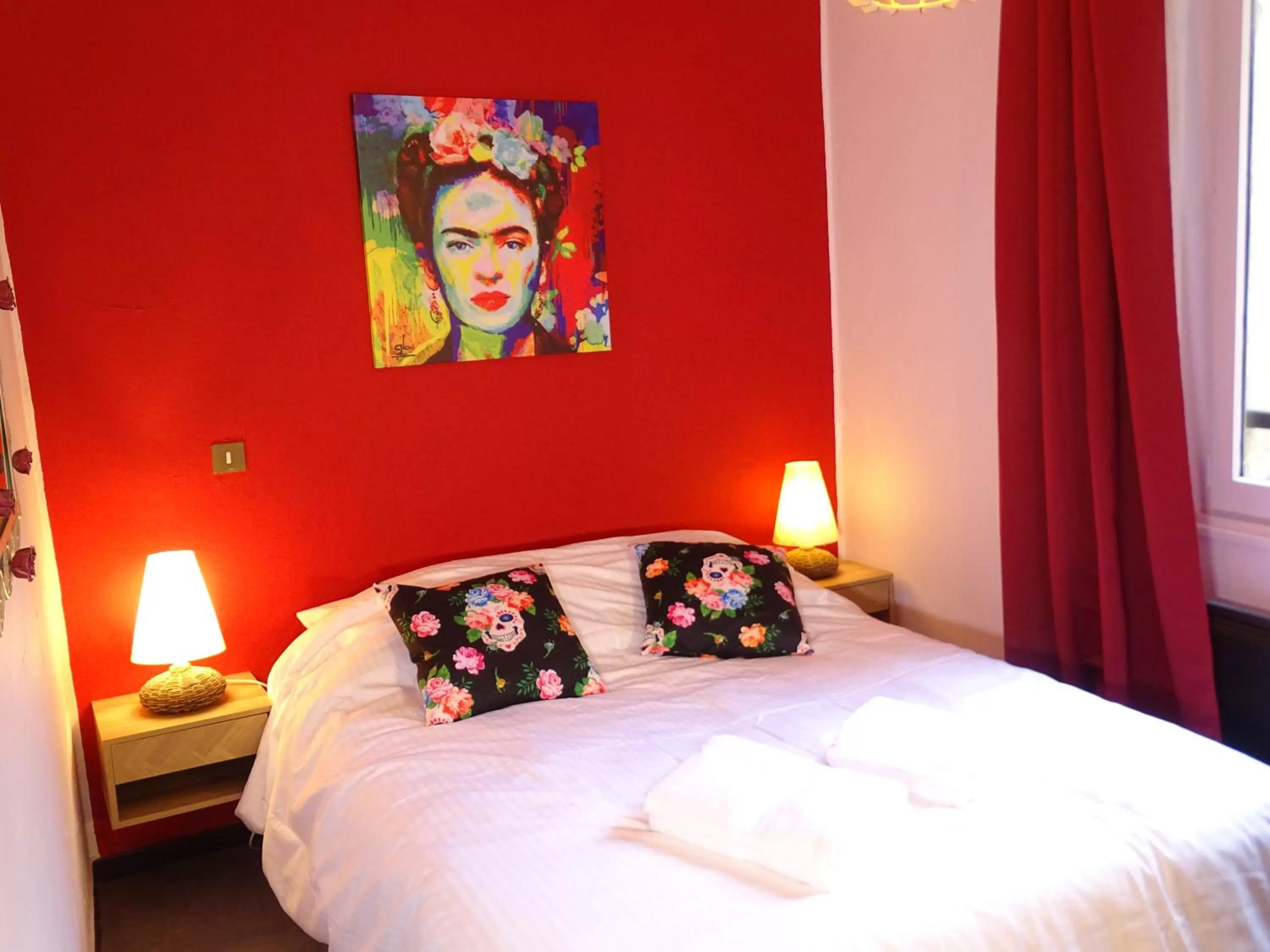 Bed in DÉDÉ DU VAL B&B