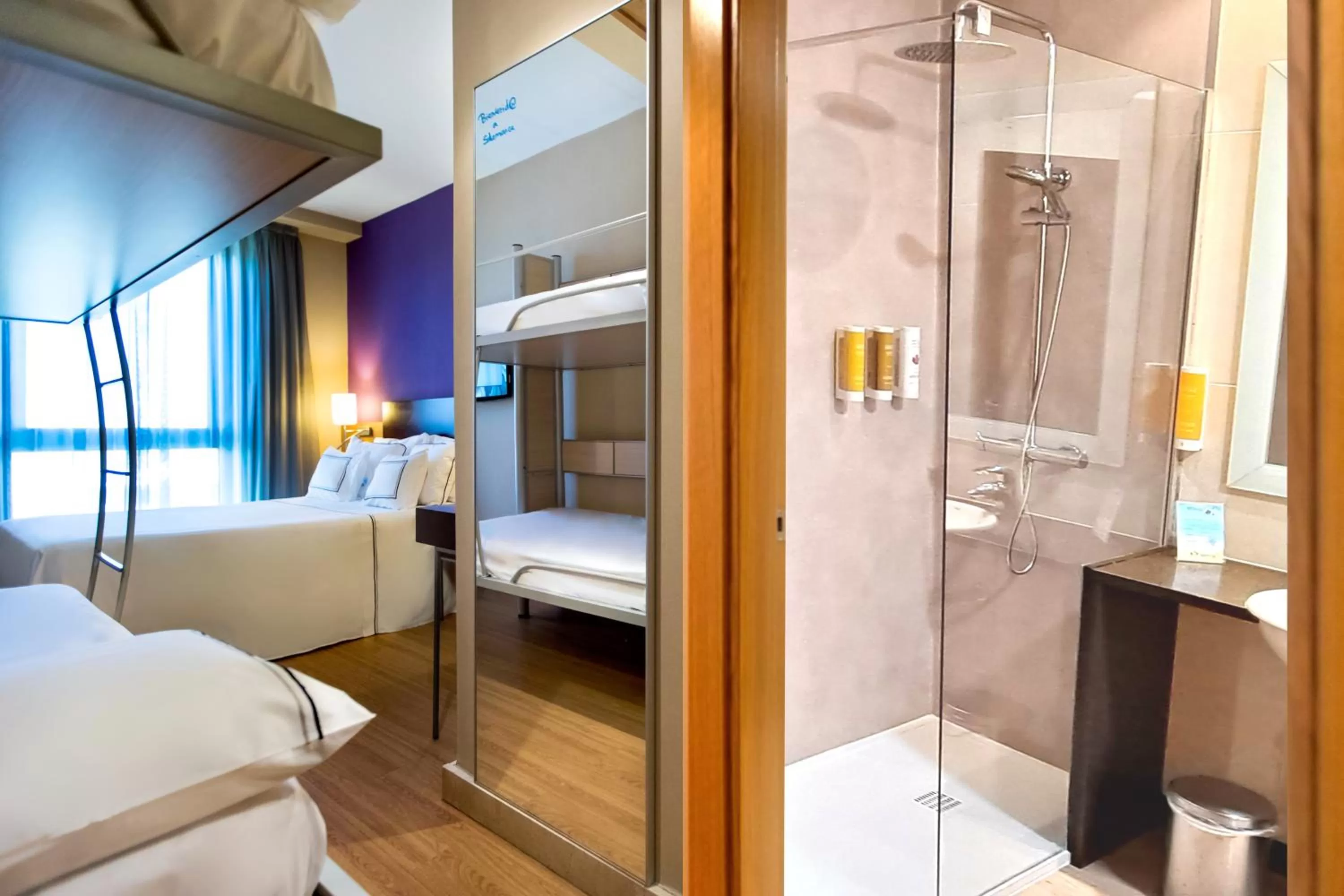 Bed in Hotel Salamanca Montalvo