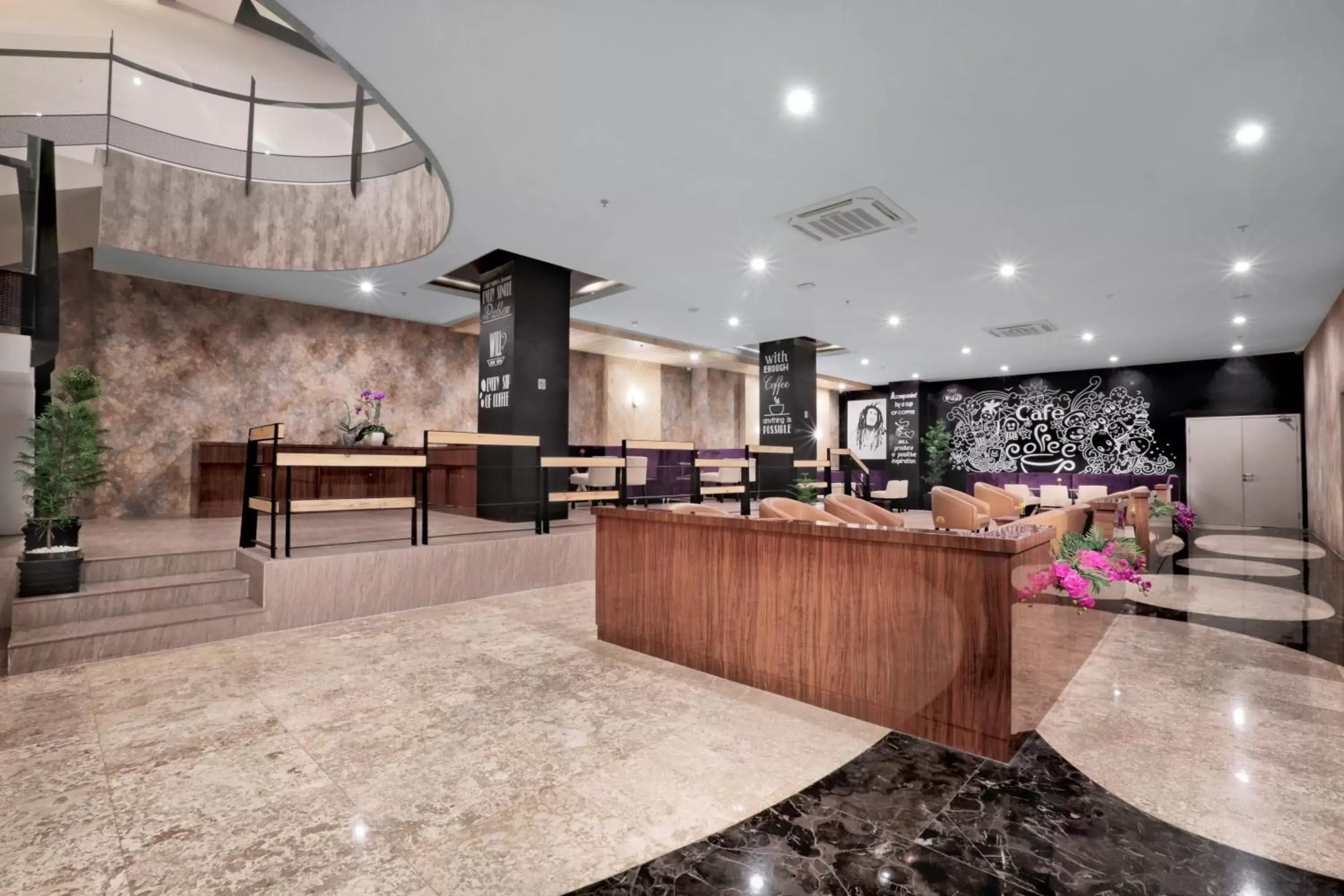 Lounge or bar, Lobby/Reception in favehotel S. Parman Medan