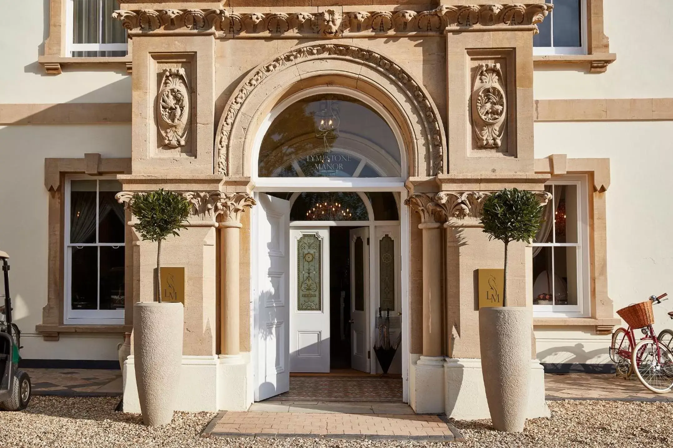 Facade/Entrance in Lympstone Manor Hotel