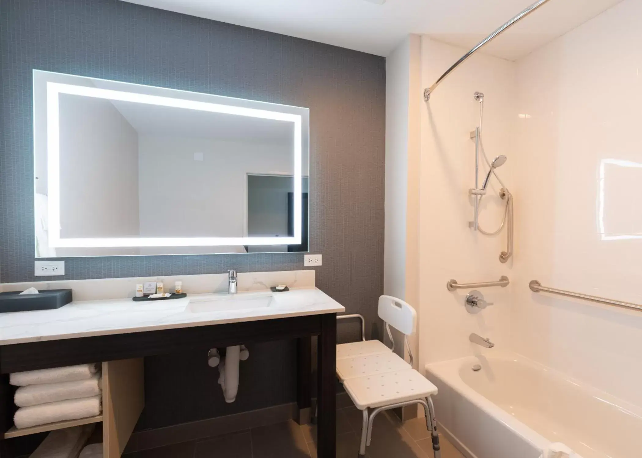 Bath, Bathroom in La Quinta Inn & Suites by Wyndham Shorewood