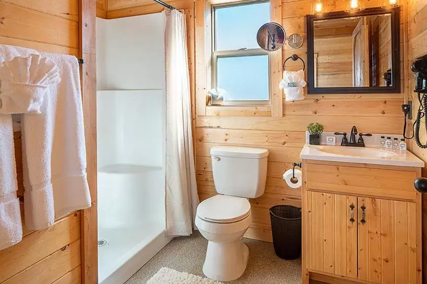 Bathroom in Cabins at Grand Canyon West